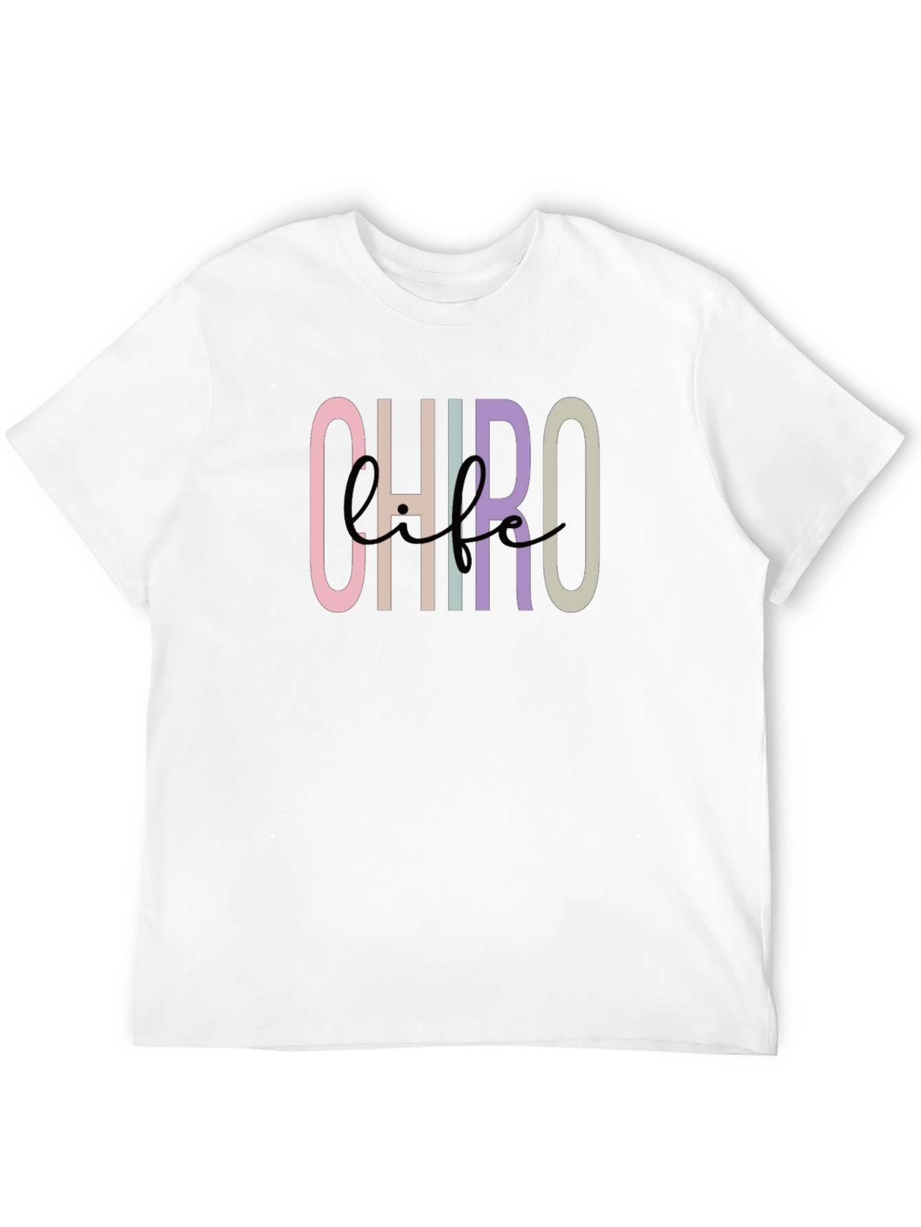 Chiro Life Black Graphic Tee