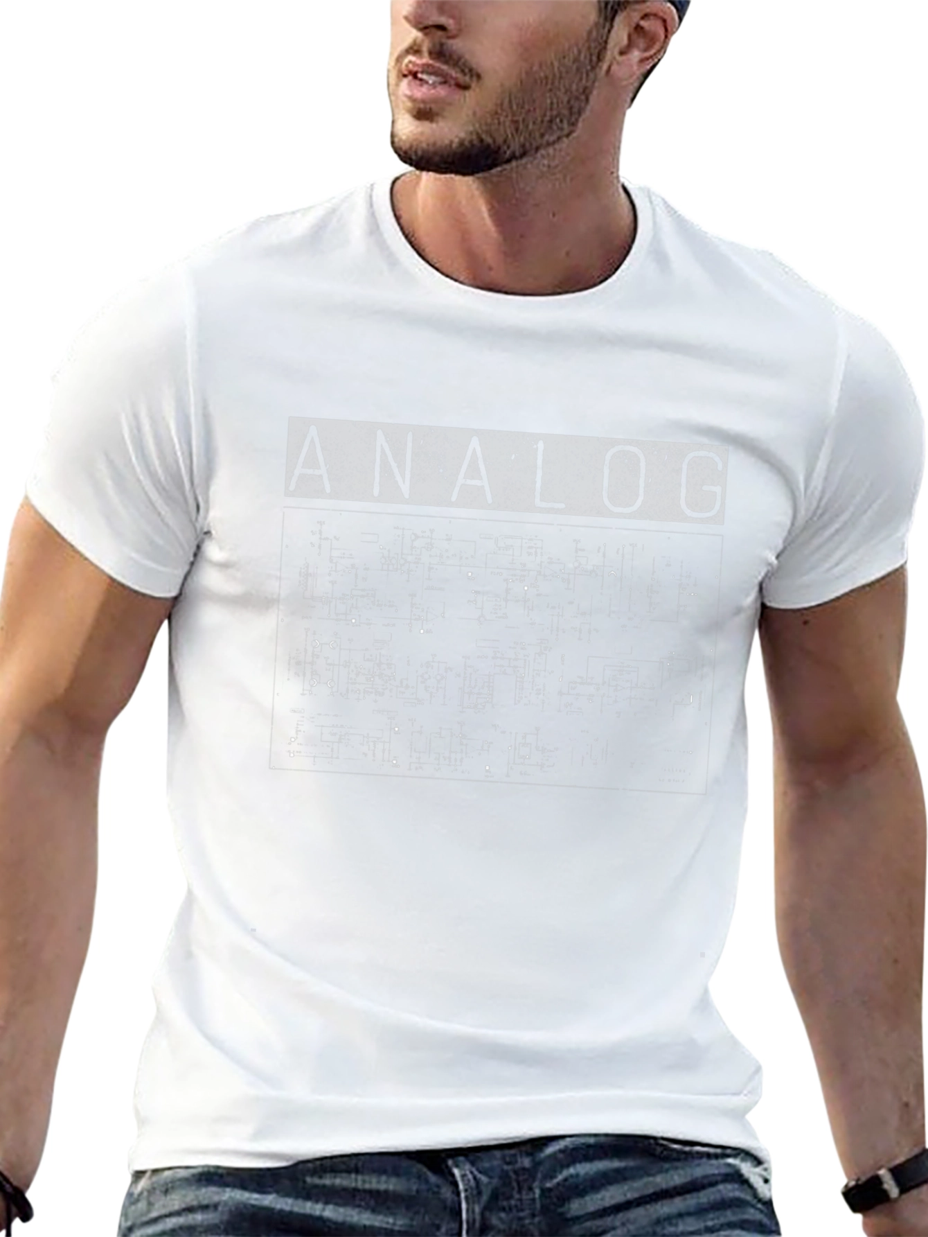 Analog Design T-Shirt - Retro Style Graphic Tee