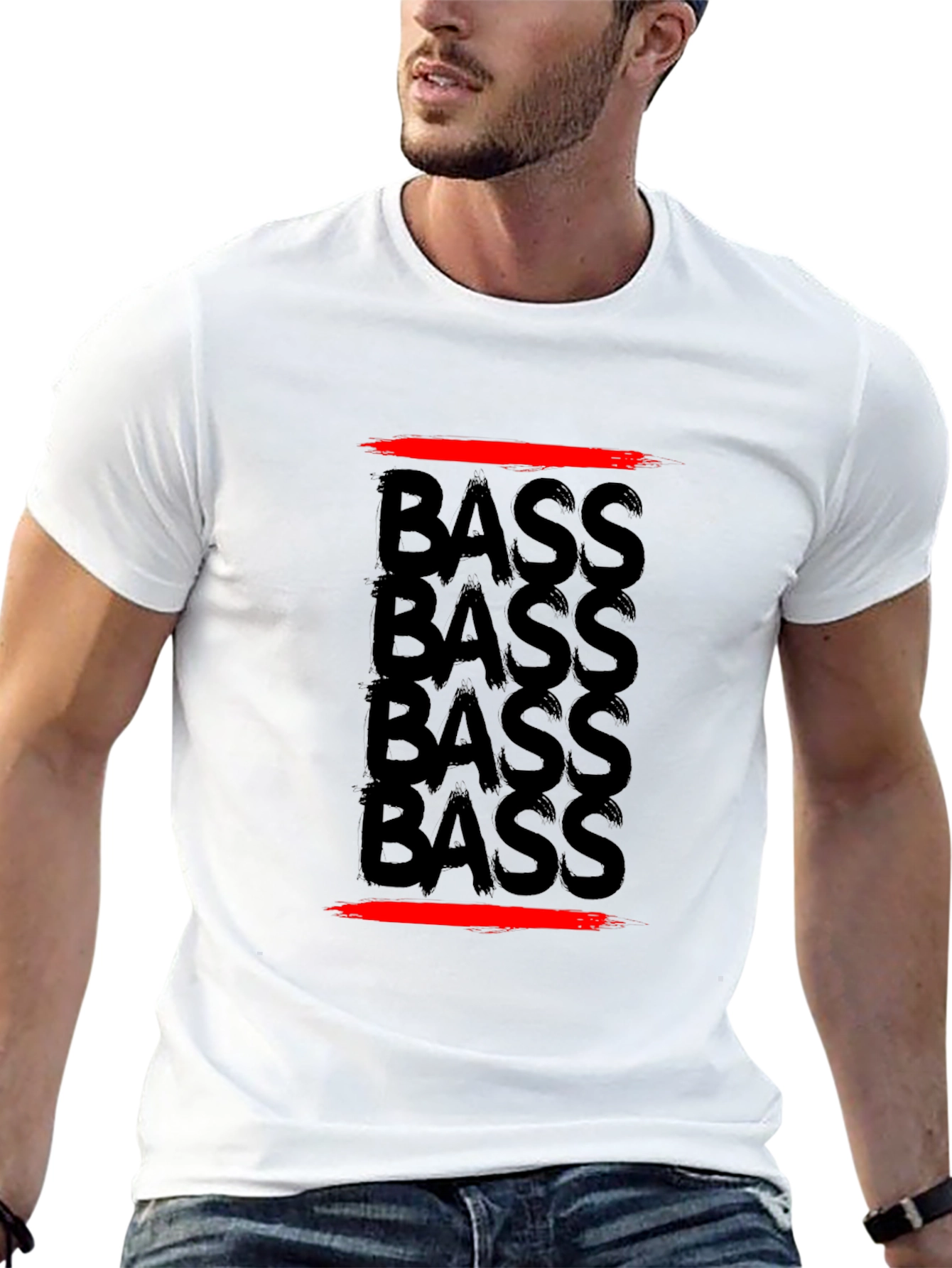 Bass Music T-Shirt - Black Graphic Tee