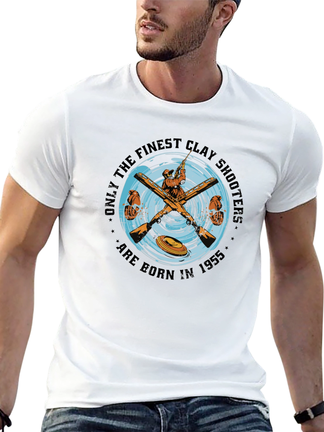 Finest Clay Shooters T-Shirt - Born in 1955