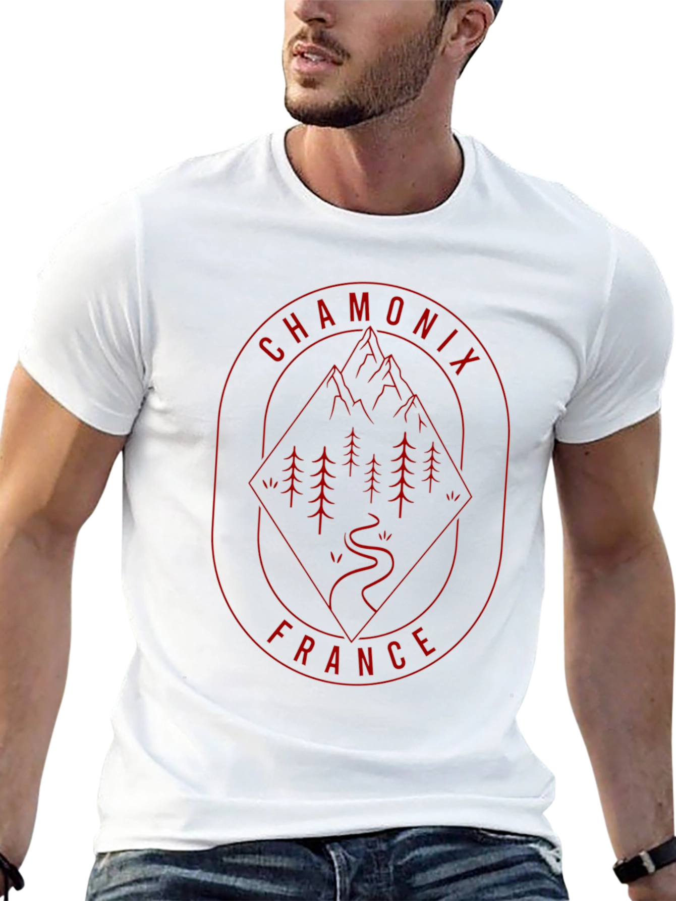 Chamonix France T-Shirt - Mountain Adventure Design