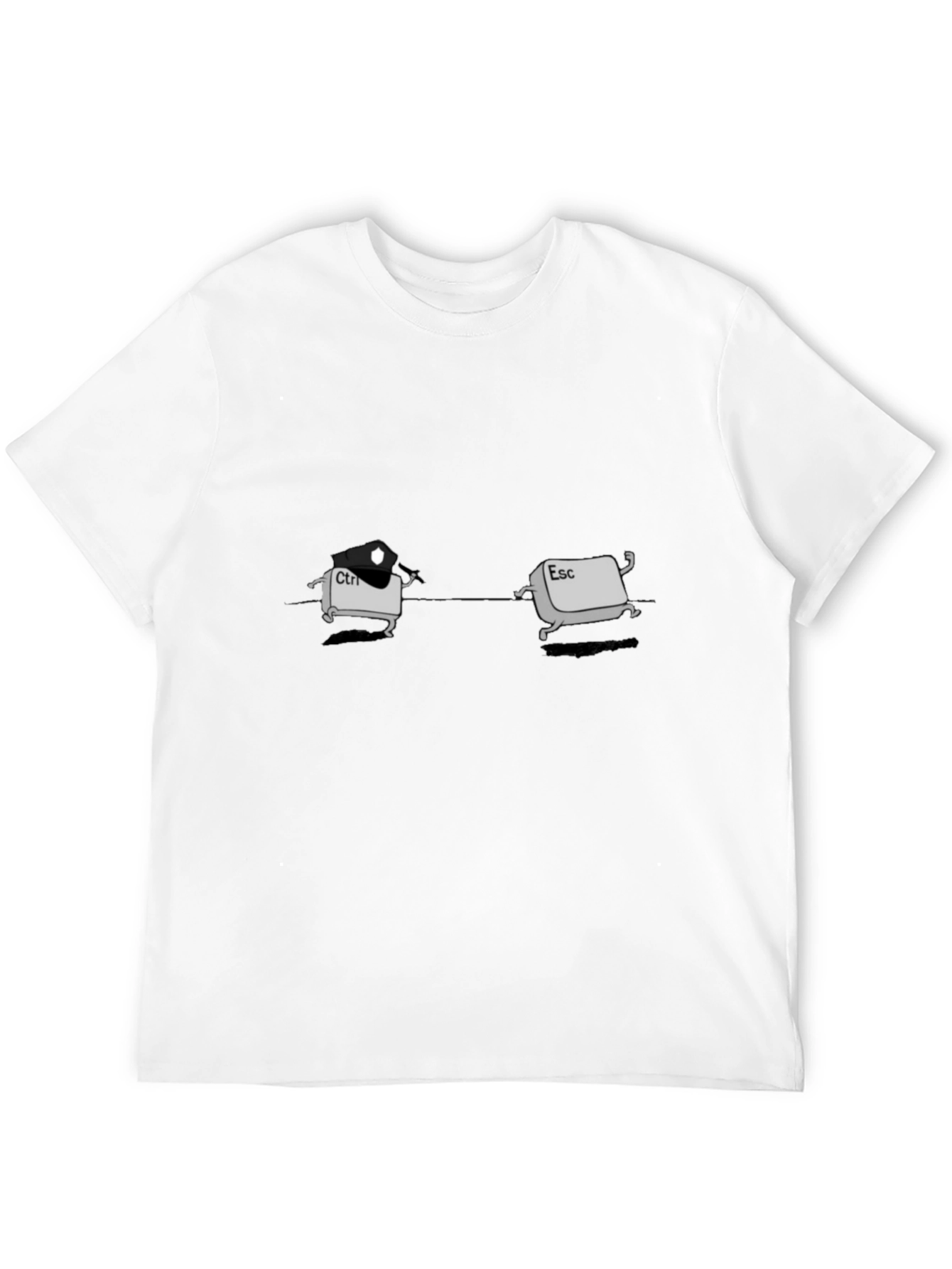 Ctrl Esc T-Shirt - Funny Computer Key Design