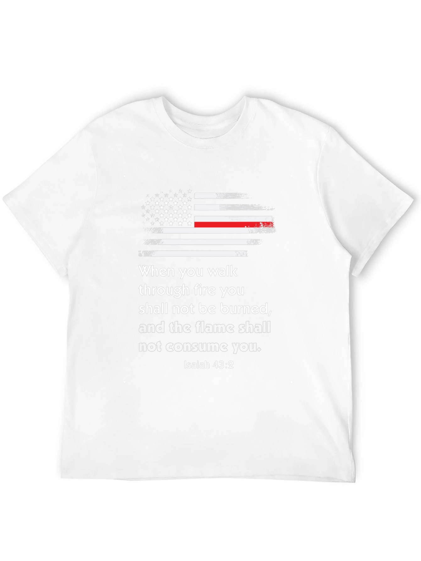 Firefighters Isaiah 43:2 Tee