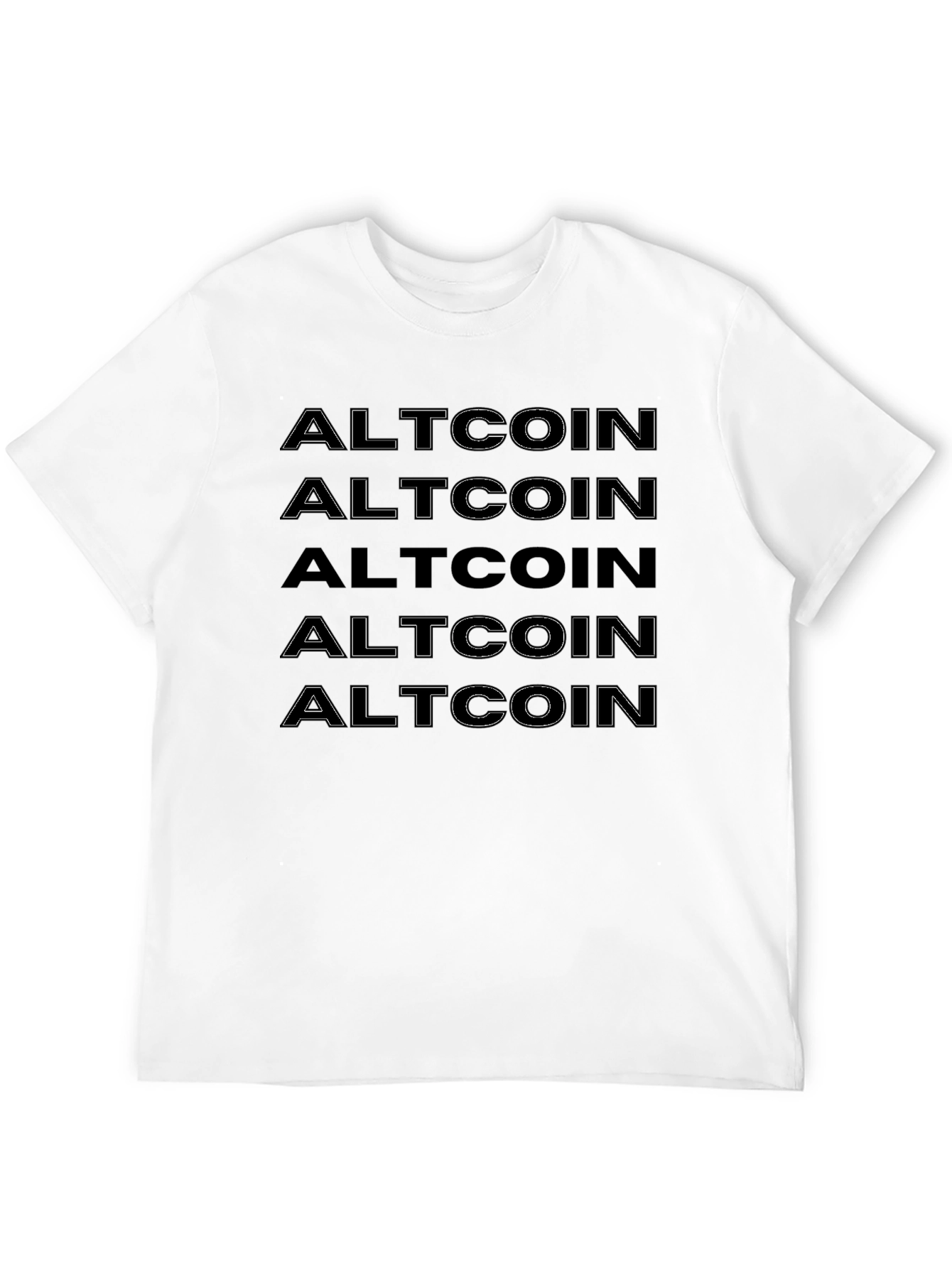 Altcoin Graphic Tee - Black Crypto Shirt