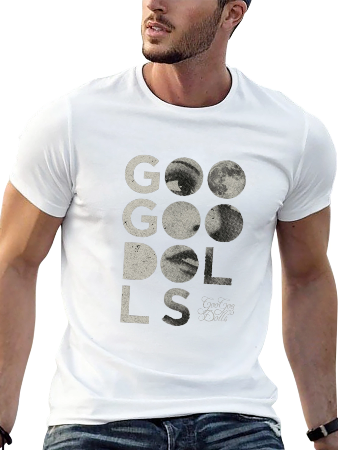 Goo Goo Dolls Graphic Tee - Black Cotton Blend