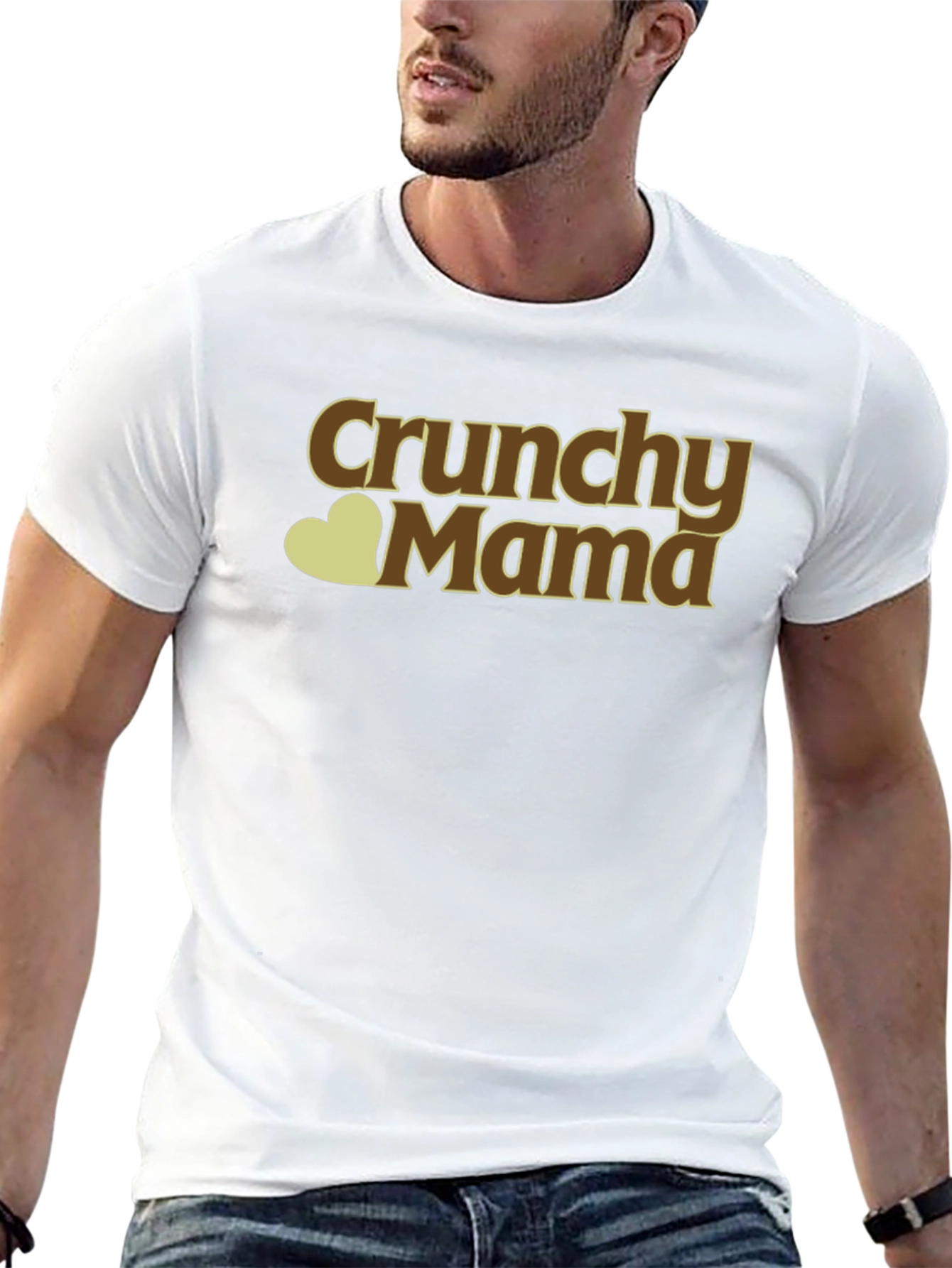 Crunchy Mama Black T-Shirt - Organic Style