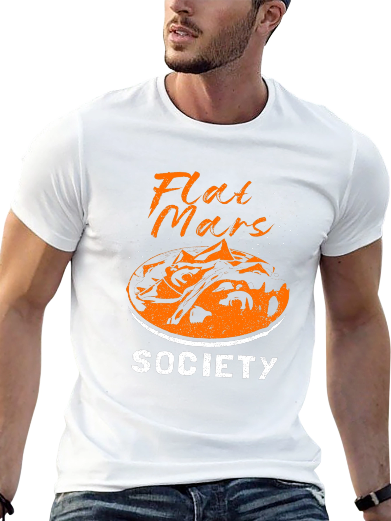 Flat Mars Society Graphic T-Shirt