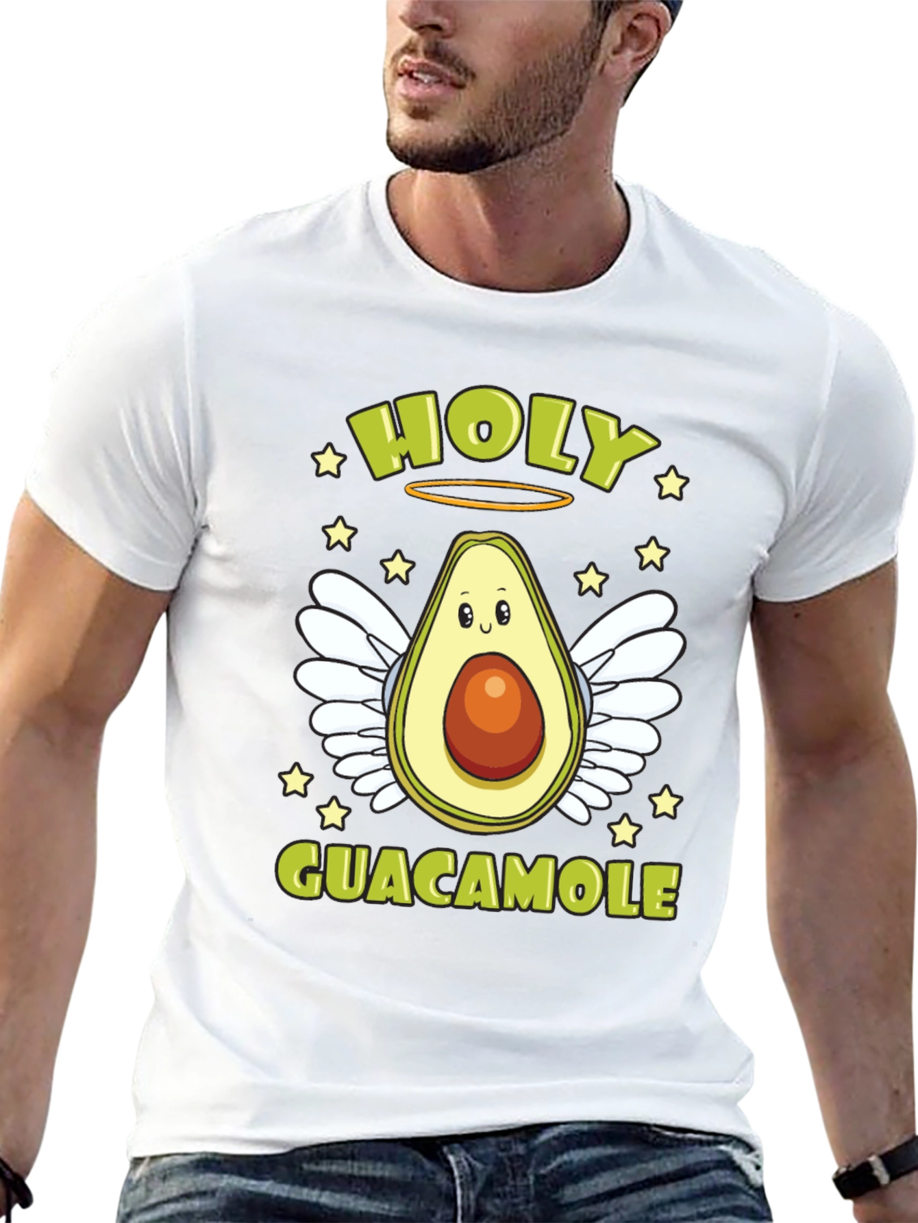 Holy Guacamole T-Shirt - Avocado Angel