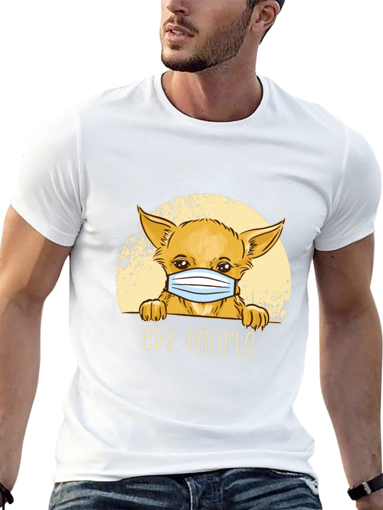Ew People Dog Graphic Tee - Black