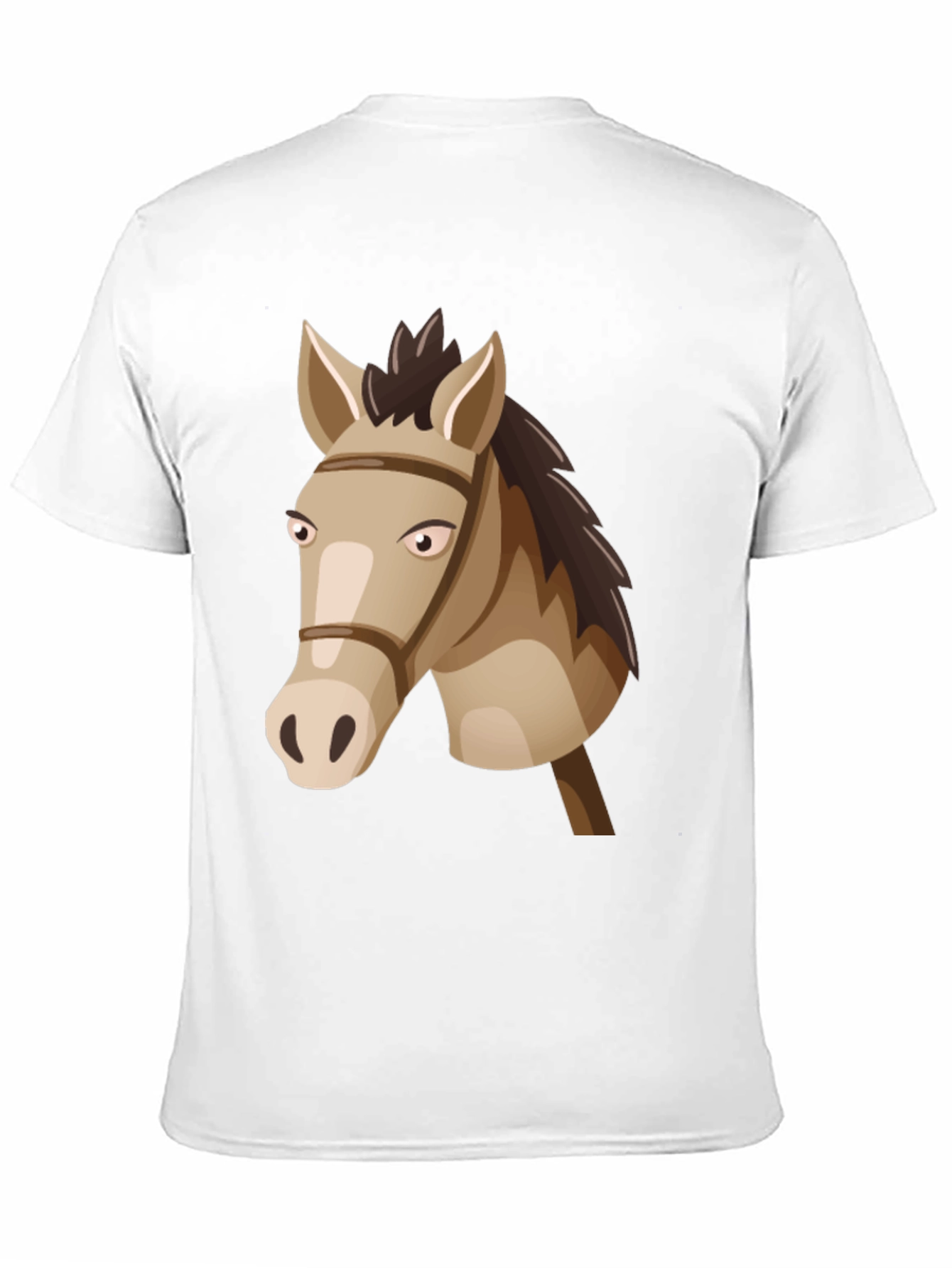 Horse Head Graphic Tee - Black