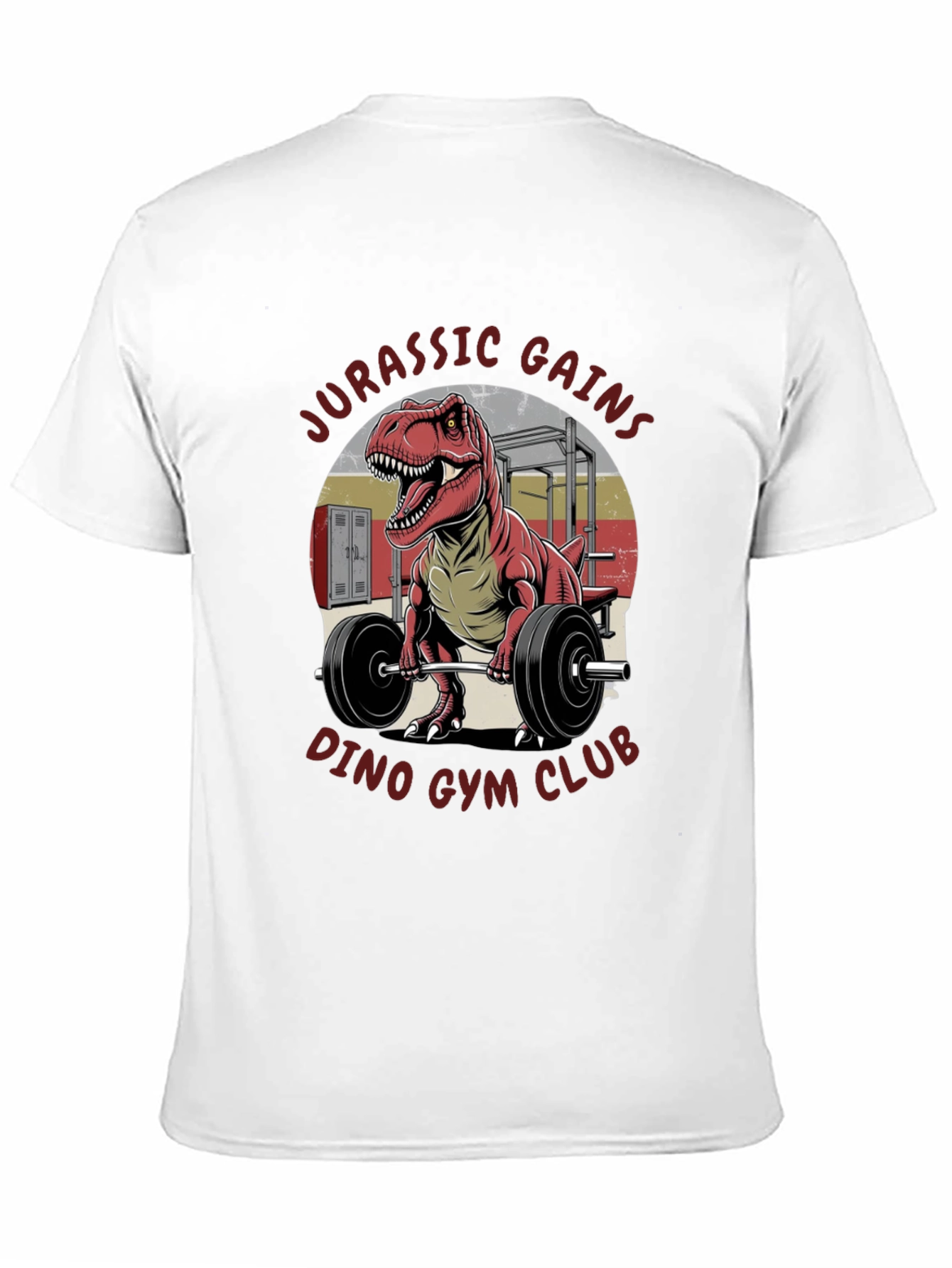 Jurassic Gains Dino Gym Club T-Shirt