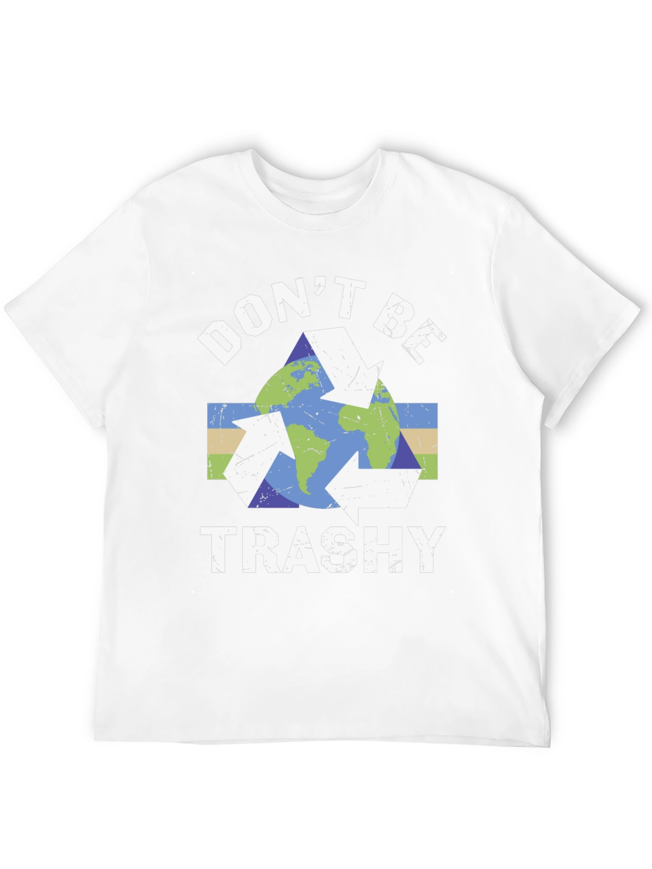 Eco-Friendly Dont Be Trashy Graphic T-Shirt