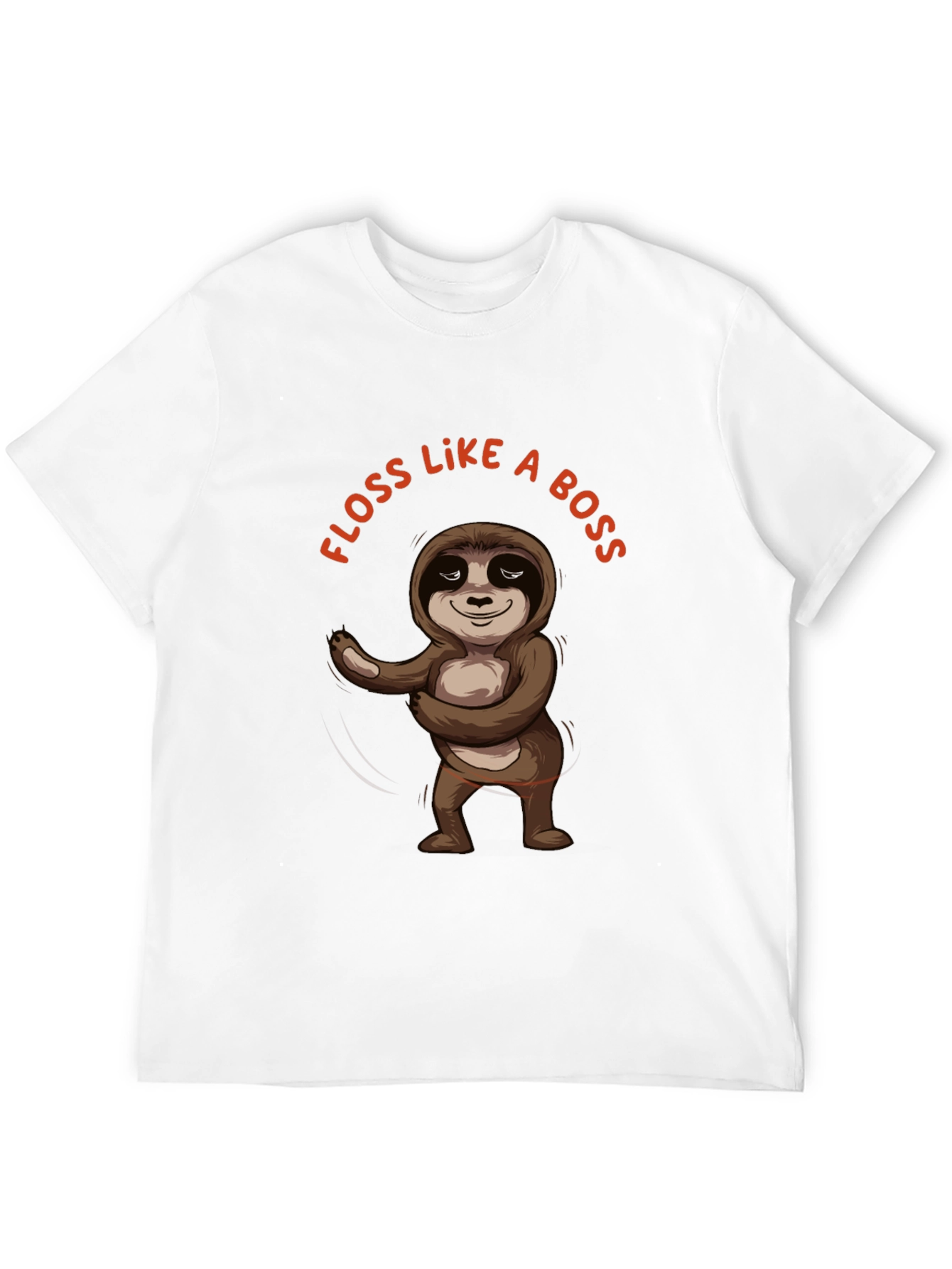 Floss Like A Boss Sloth Graphic Tee