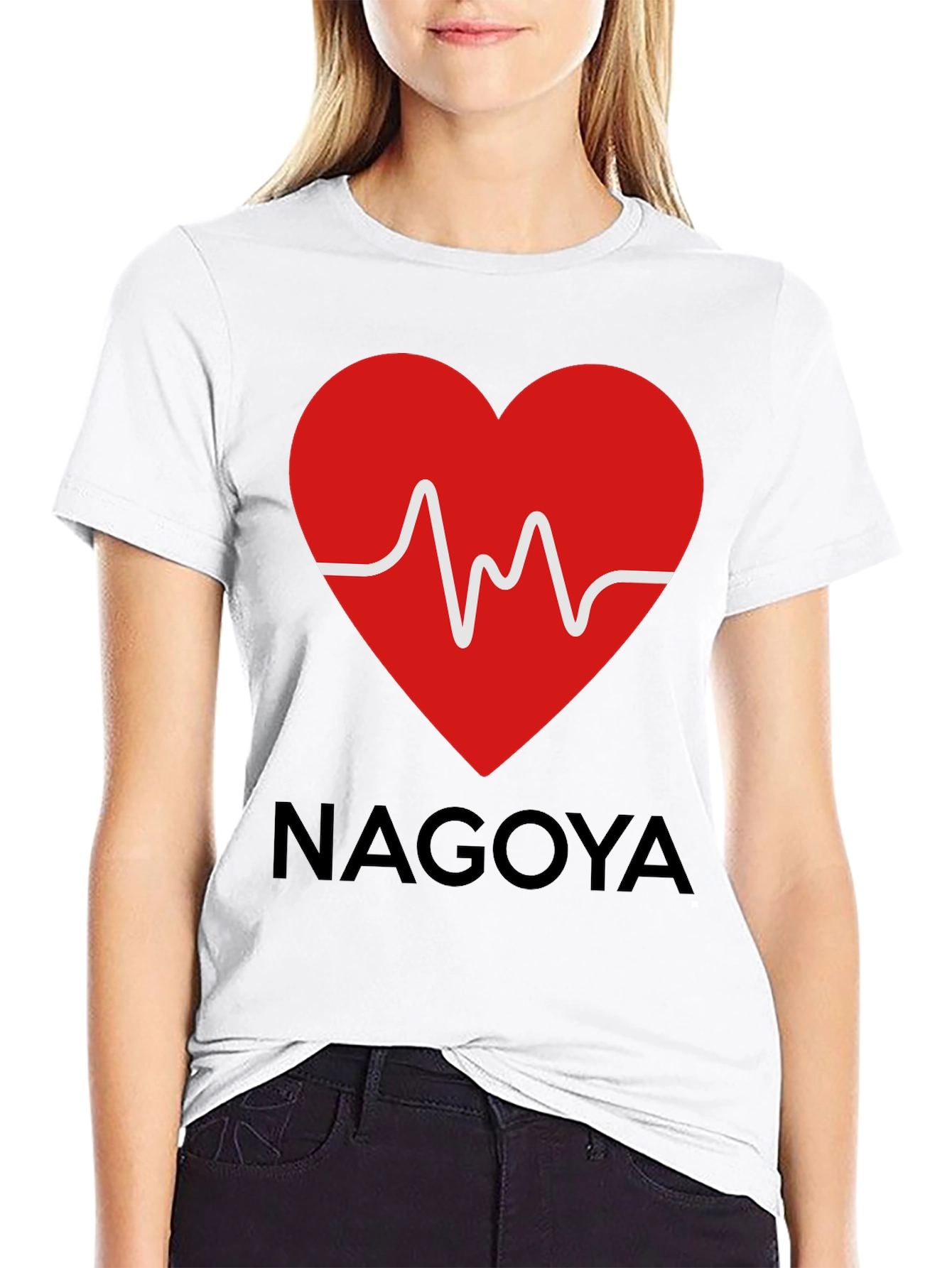 Nagoya Heartbeat T-Shirt - Stylish City Pride Tee