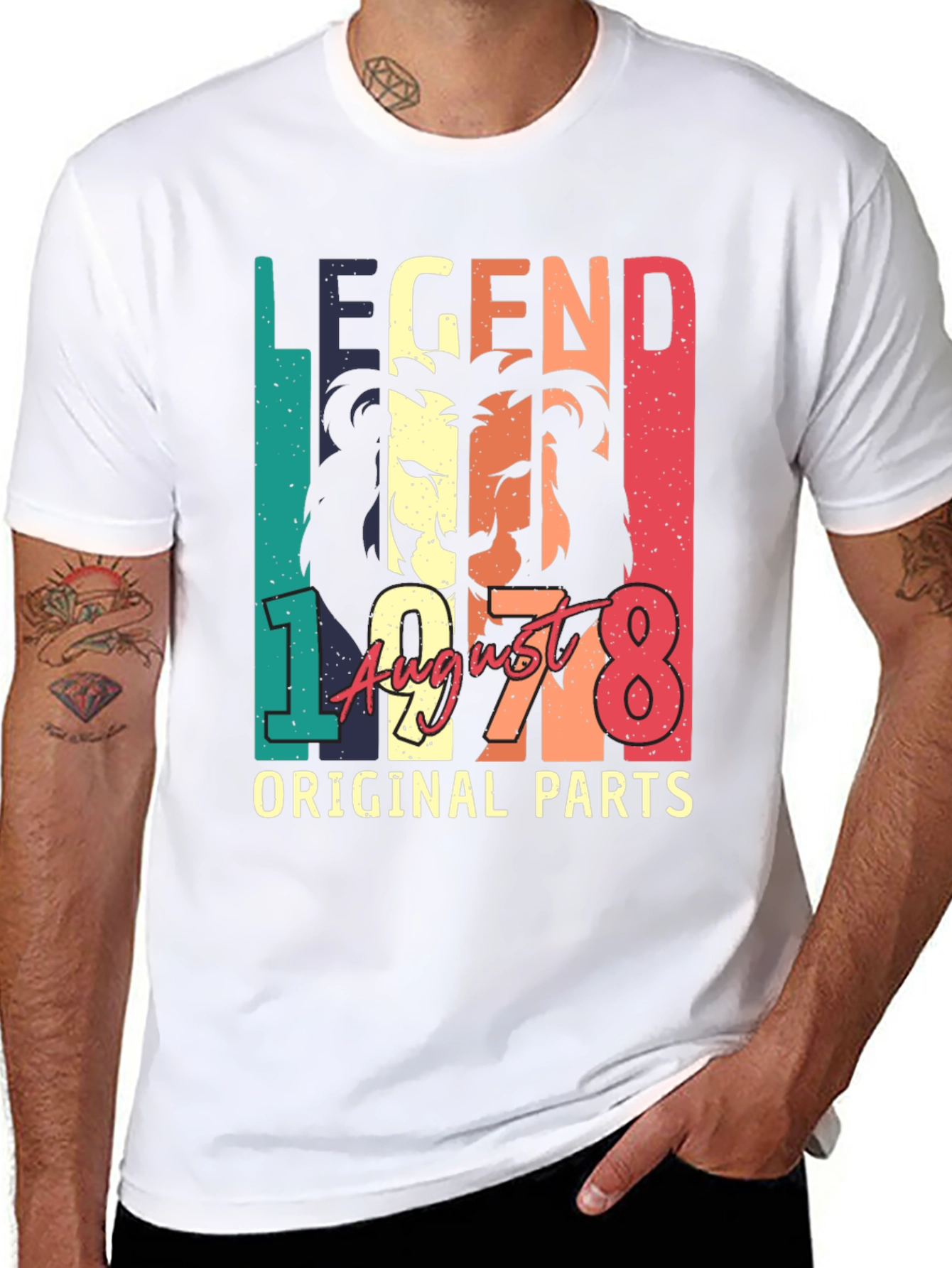 Legend Since August 1978 Lion Graphic T-Shirt