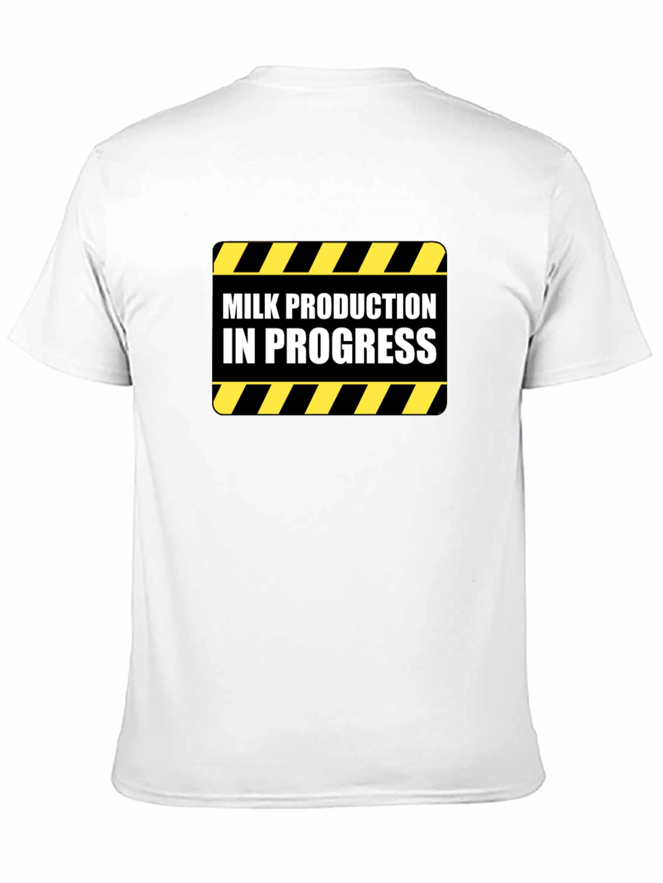 Milk Production In Progress Funny Graphic Tee