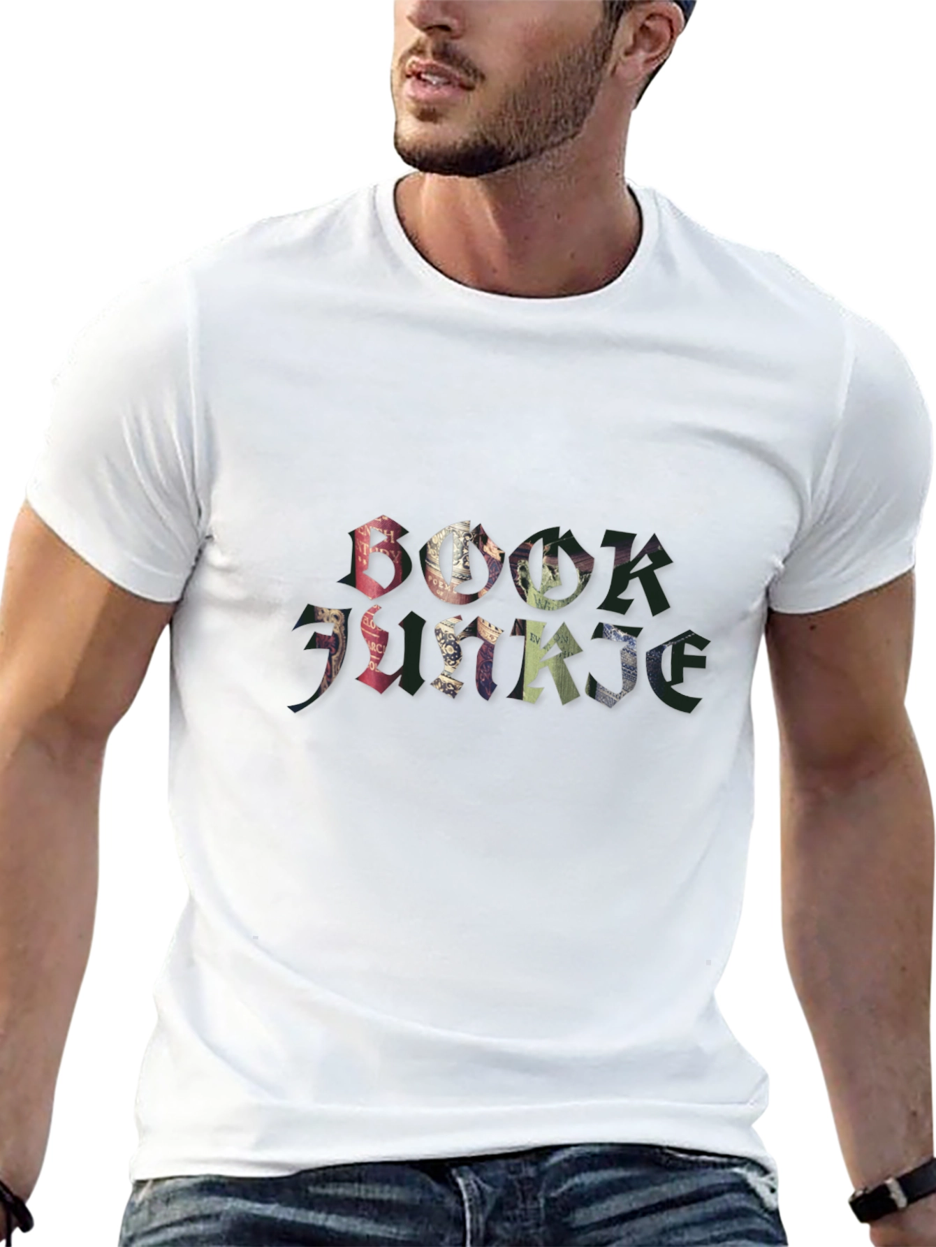 Book Junkie Graphic Tee - Black T-Shirt