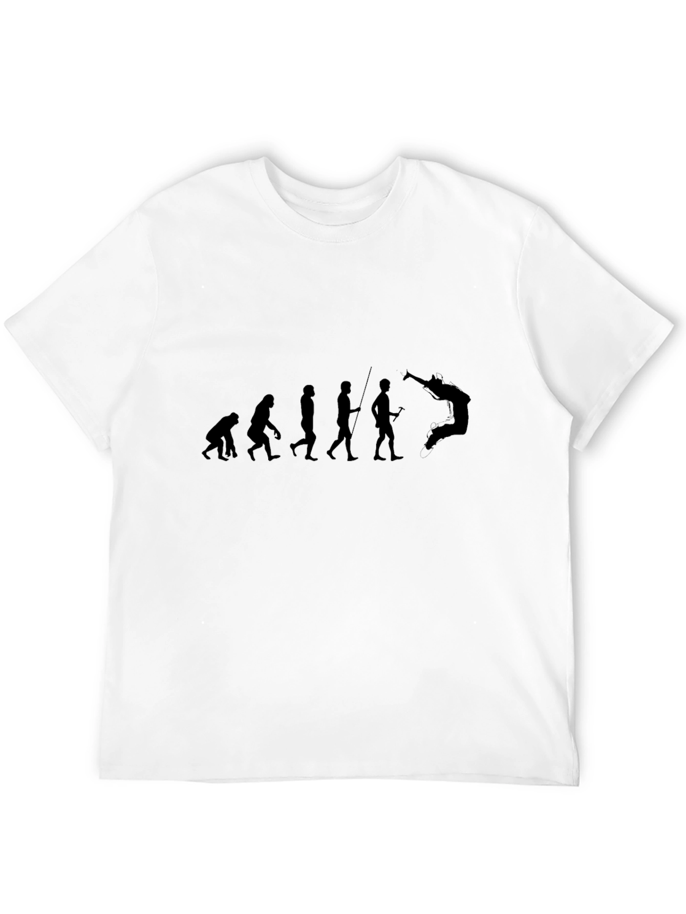 Evolution of Vaulting Black T-Shirt