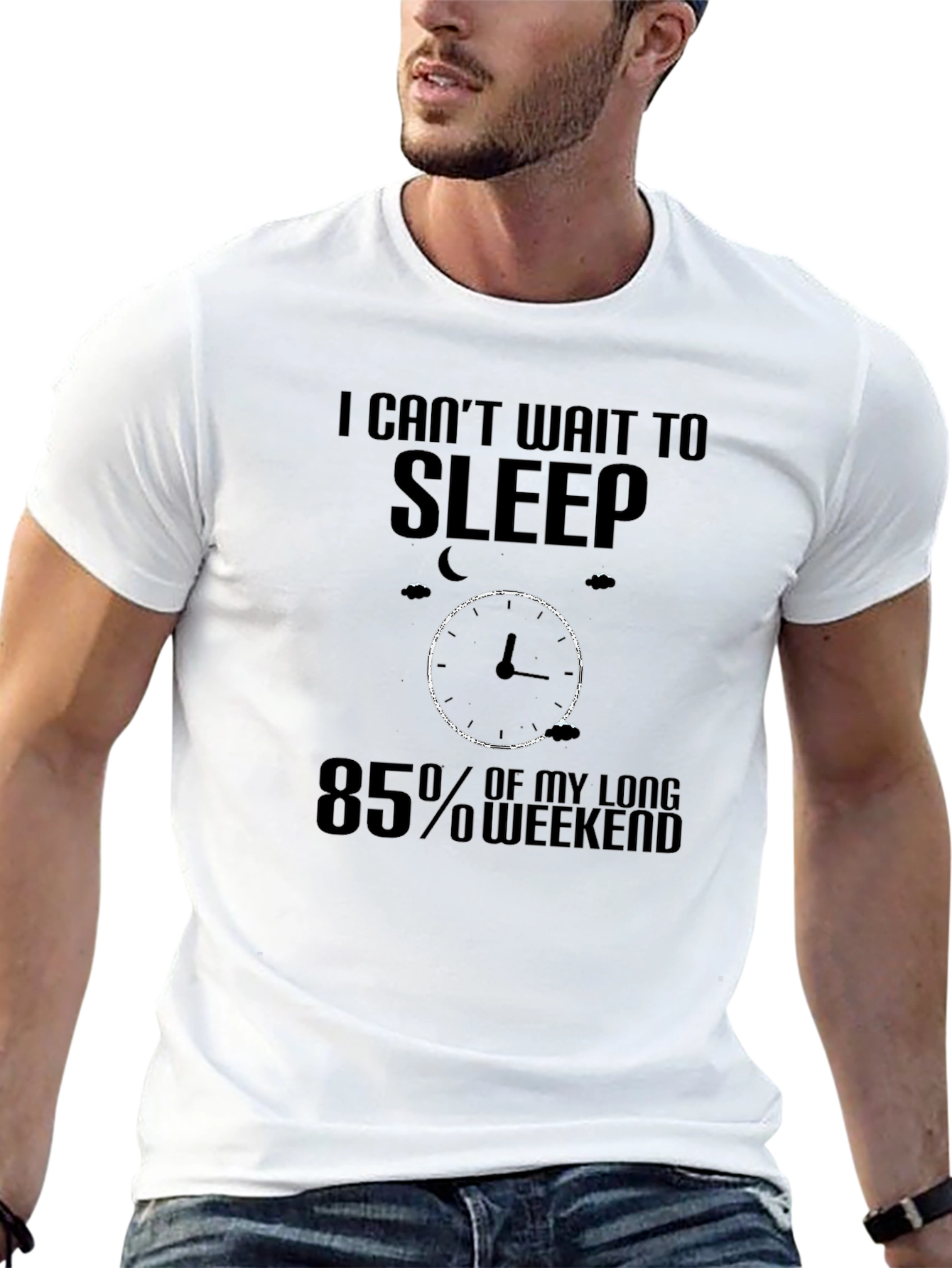 Funny Sleep T-Shirt: 85% Weekend