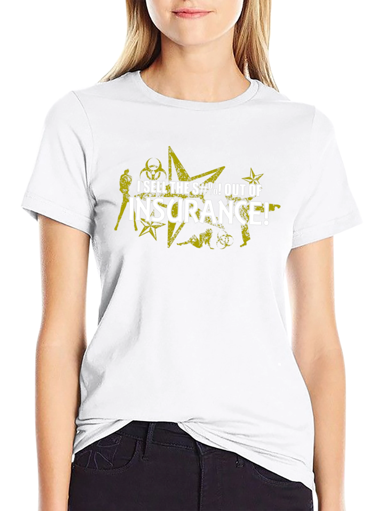 I Sell Insurance T-Shirt: Bold Humorous Design