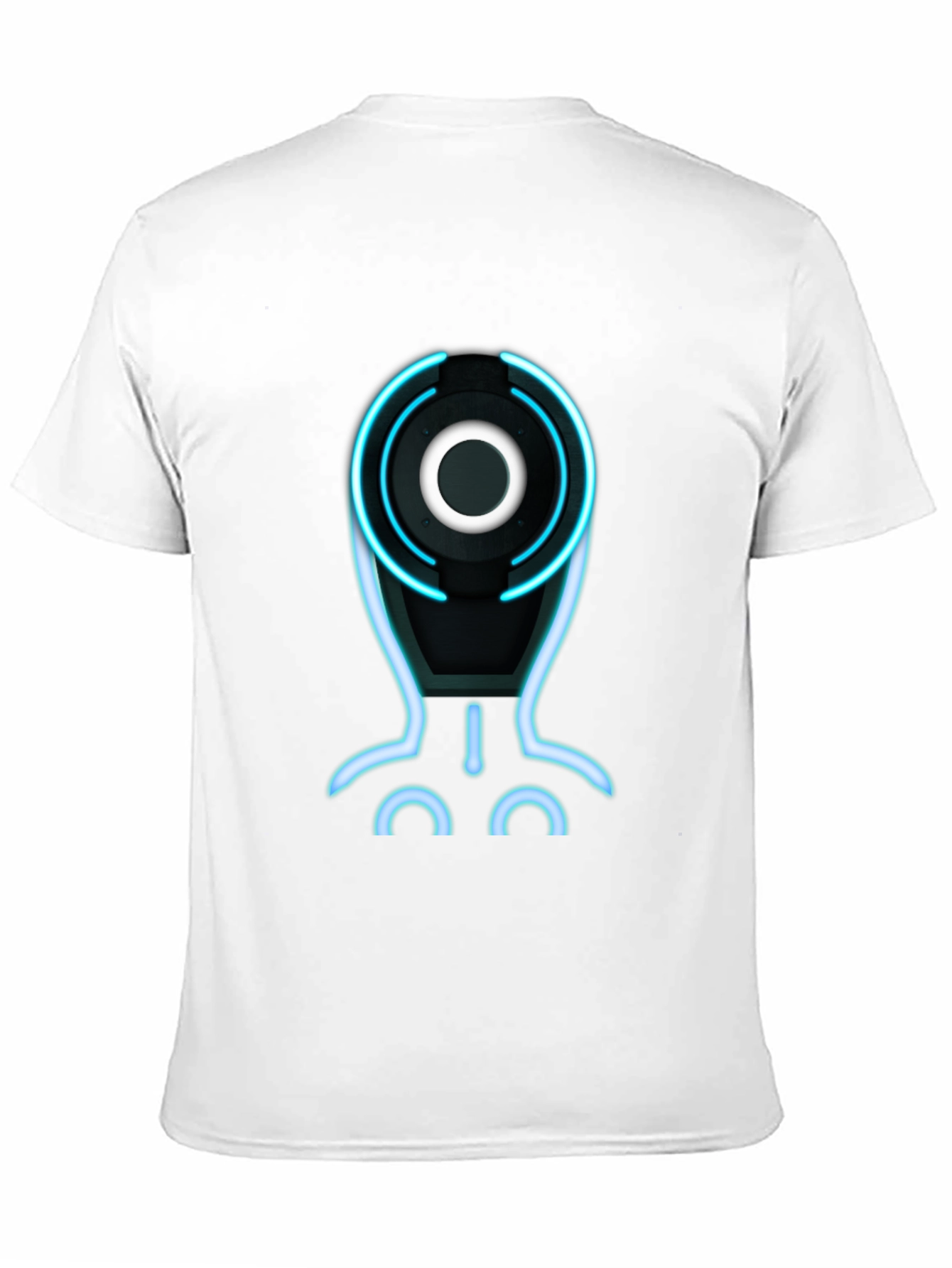 Tron Inspired Graphic Tee - Black