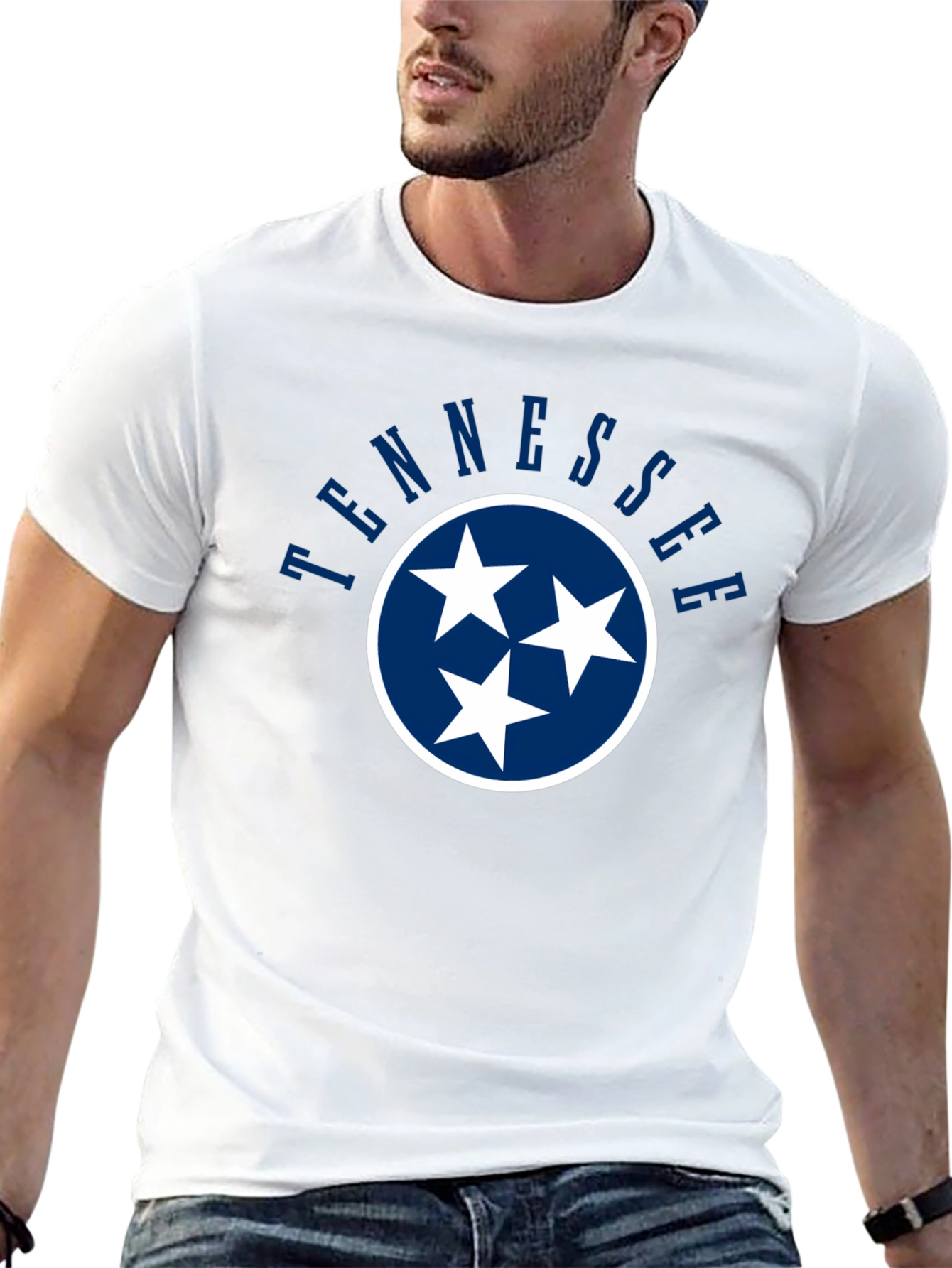 Tennessee Star Logo Black T-Shirt