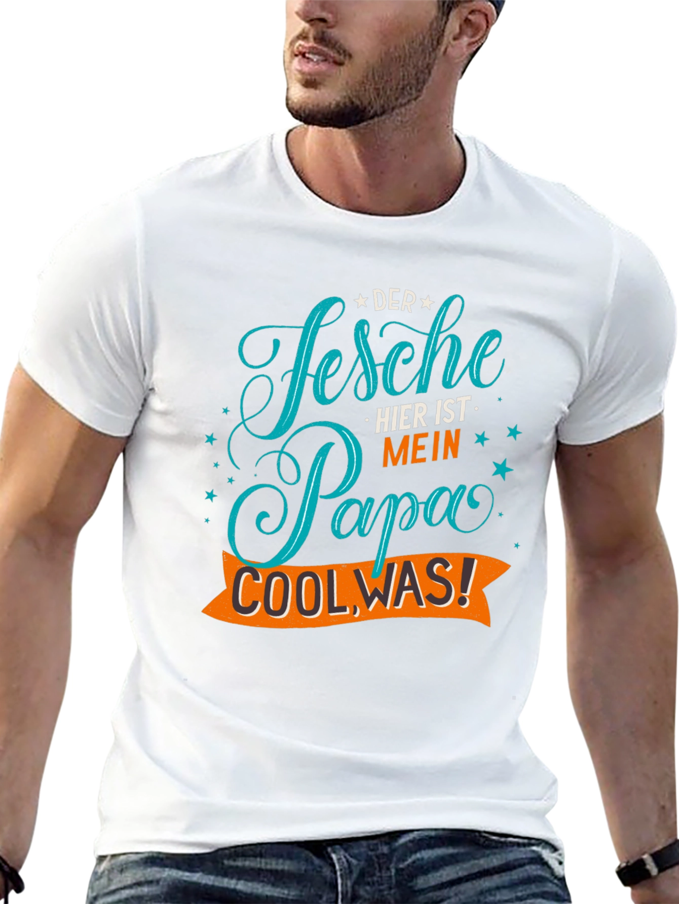 Der Fesche Papa Cool Was! Mens T-Shirt
