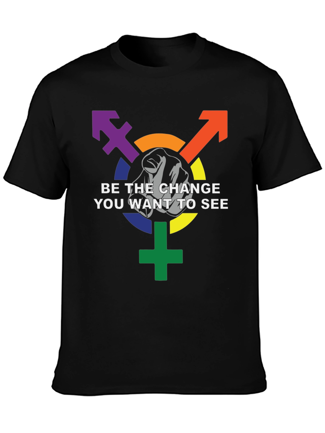 Be the Change LGBTQ+ Pride T-Shirt