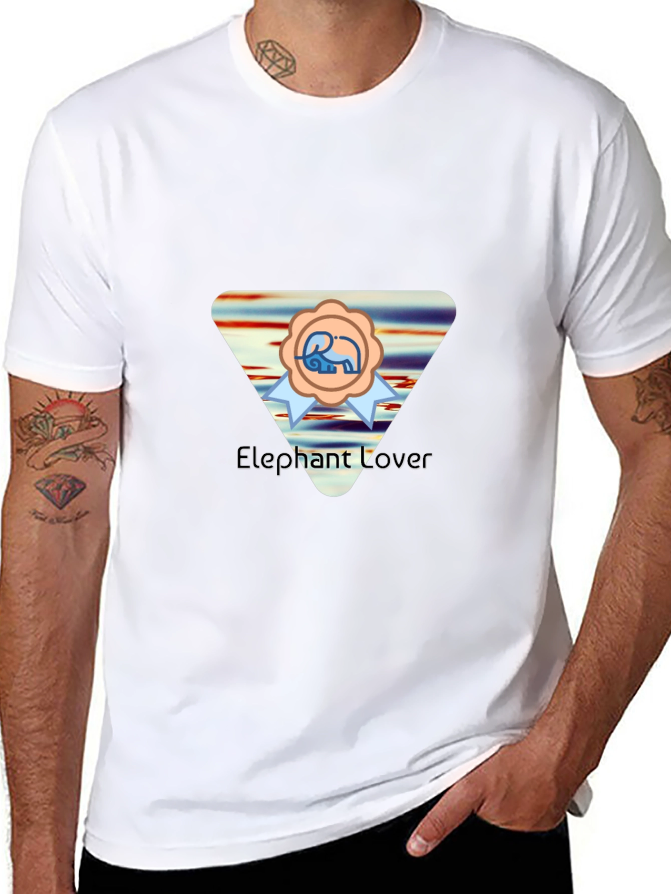 Elephant Lover T-Shirt - Black