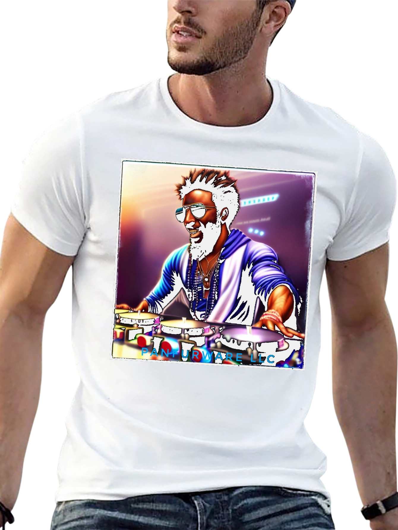 DJ Graphic Tee - Cool Black T-Shirt