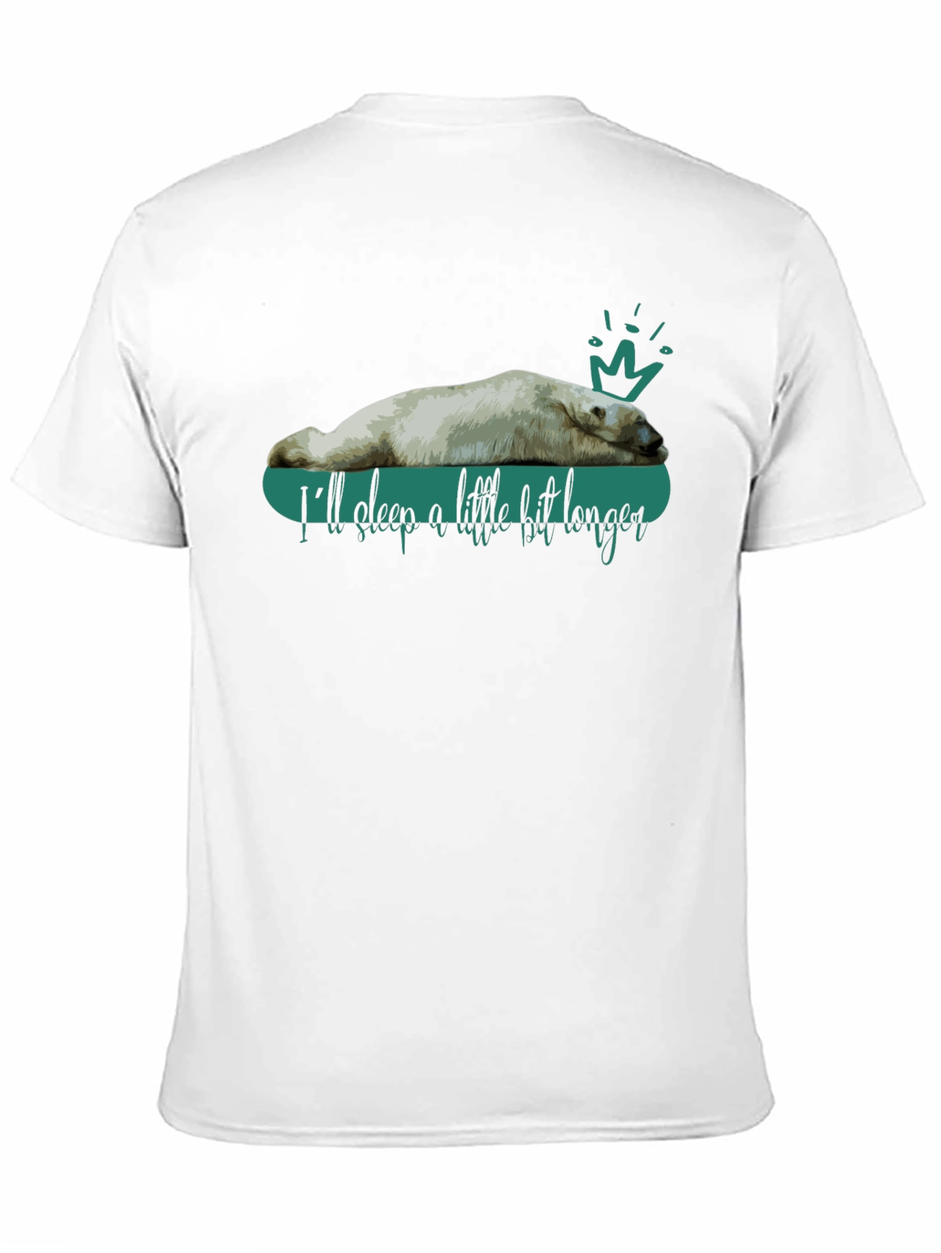 Sleepy Polar Bear Graphic Tee