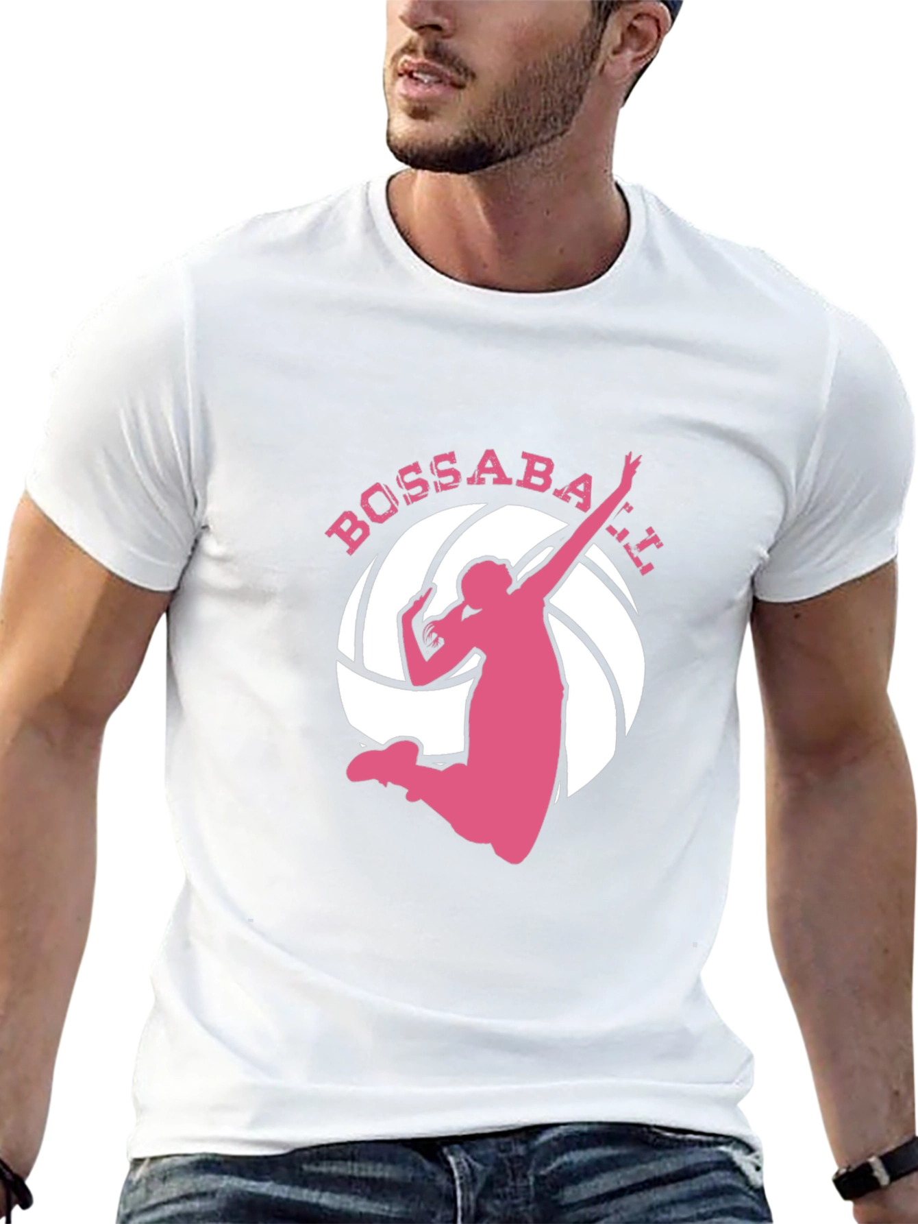 Bossaball Graphic Tee - Black Cotton T-Shirt