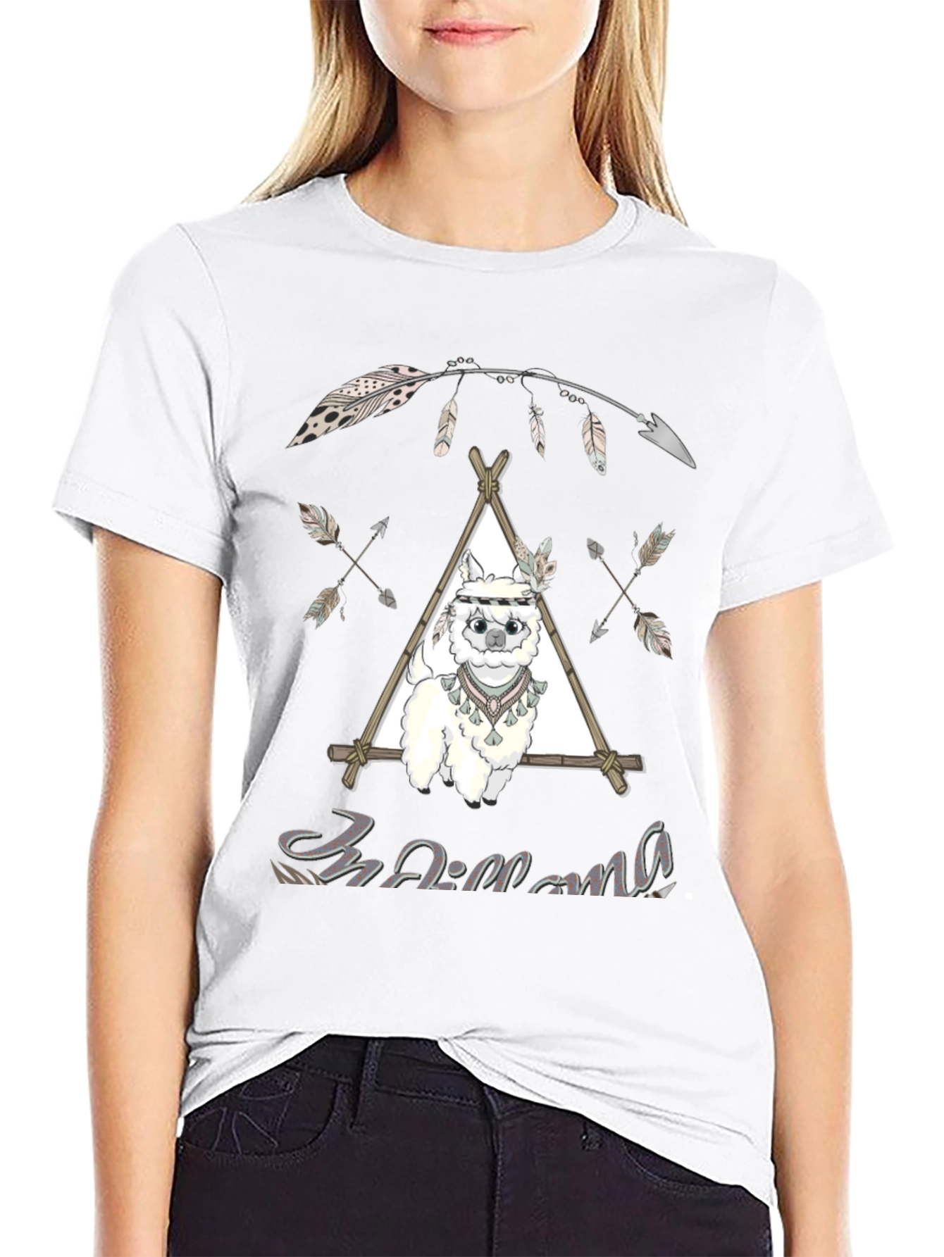 Llama Teepee T-Shirt