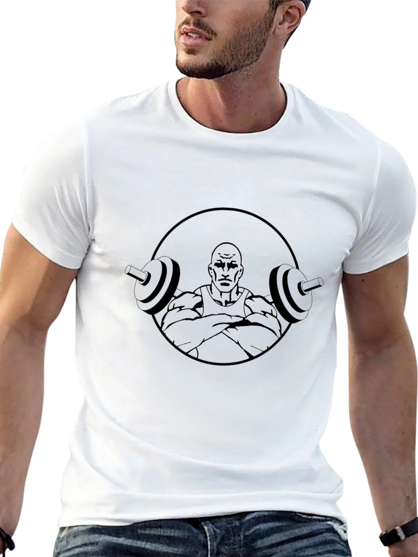 Bodybuilder Graphic Tee - Gym Wear