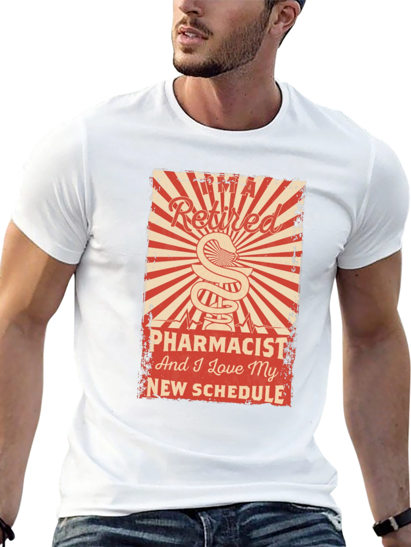 Retired Pharmacist Graphic T-Shirt