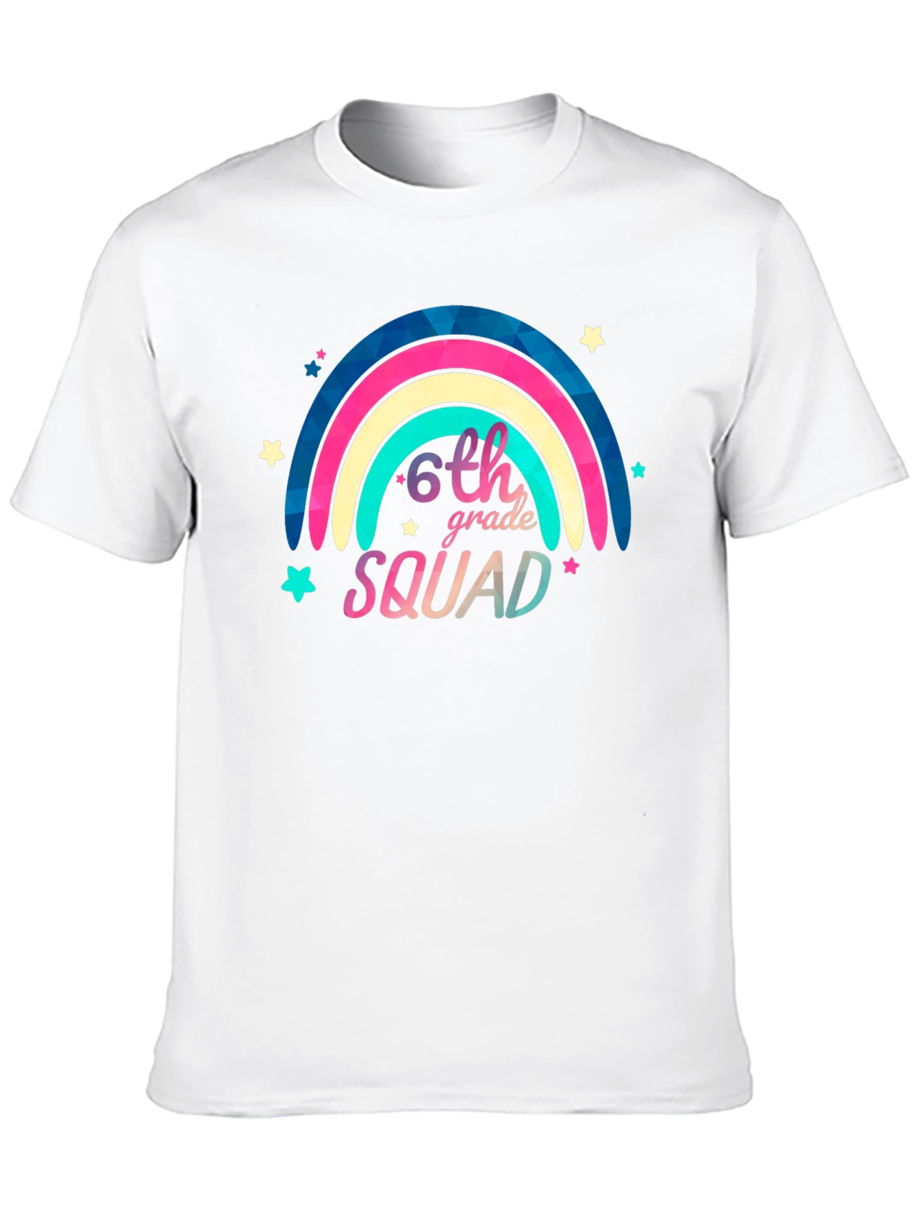 6th Grade Squad Rainbow Graphic Tee - Unisex
