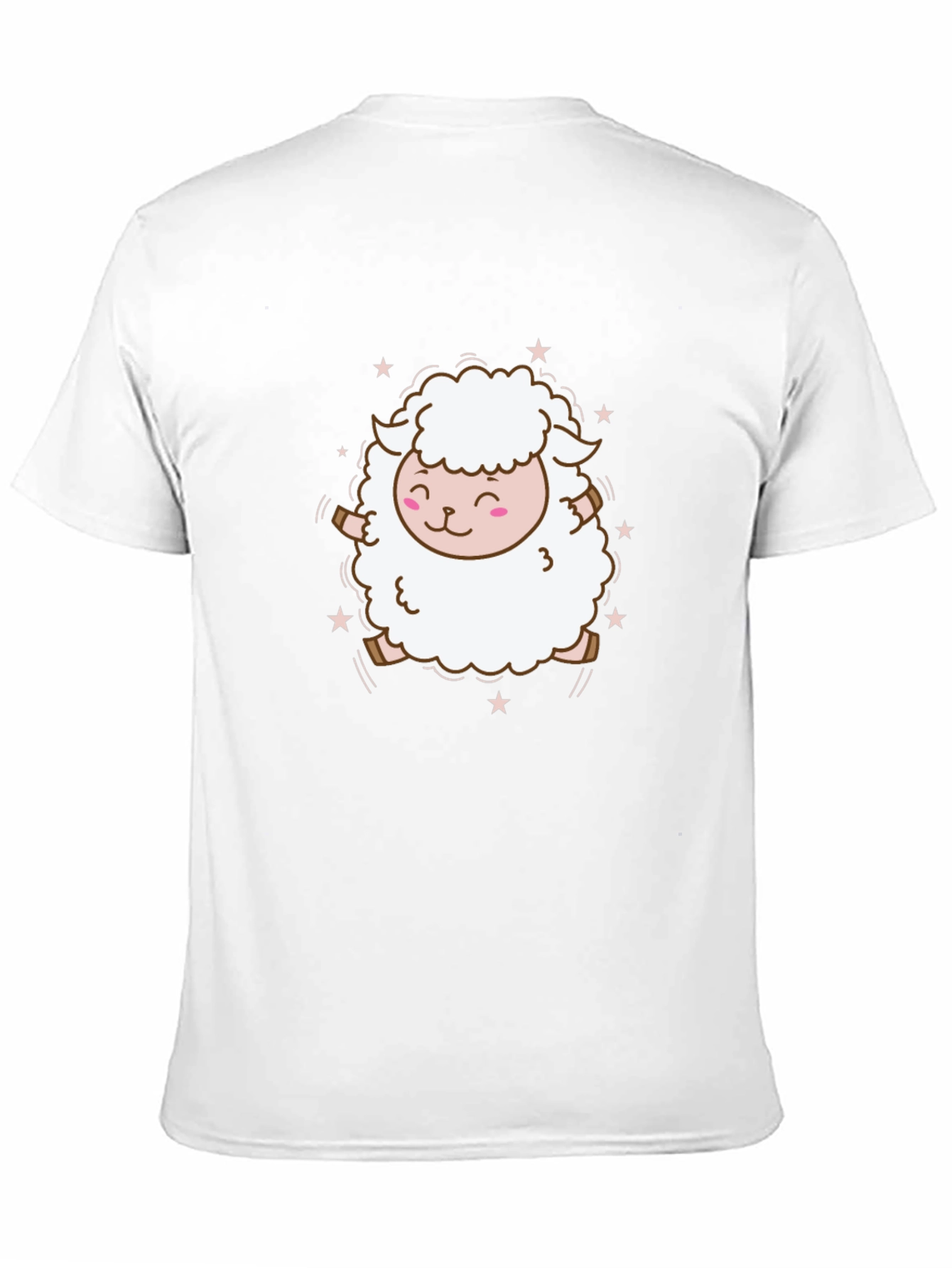 Cute Sheep Graphic Tee - Soft Cotton Blend