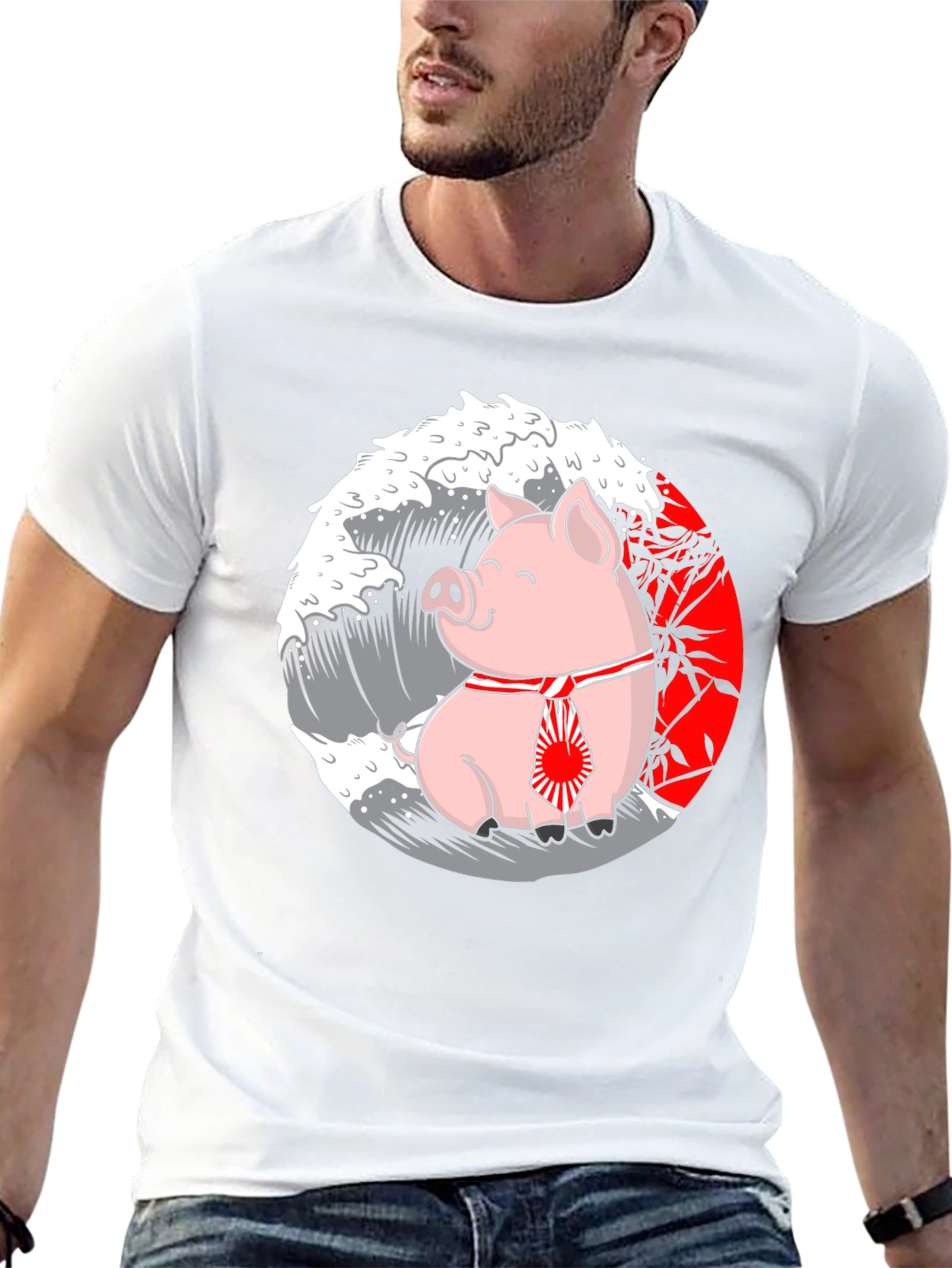 Pig Japanese Wave T-Shirt