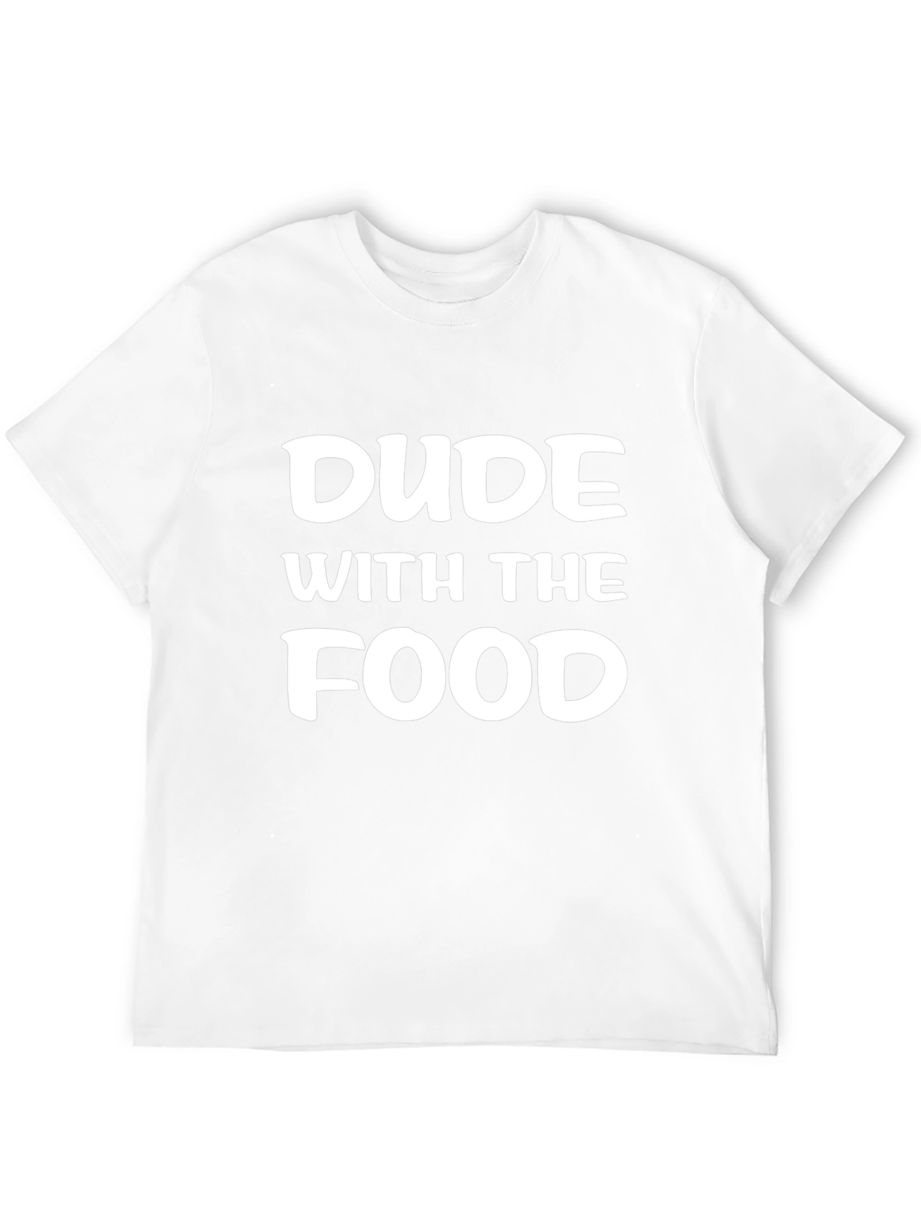 Dude With The Food Graphic Tee - Black