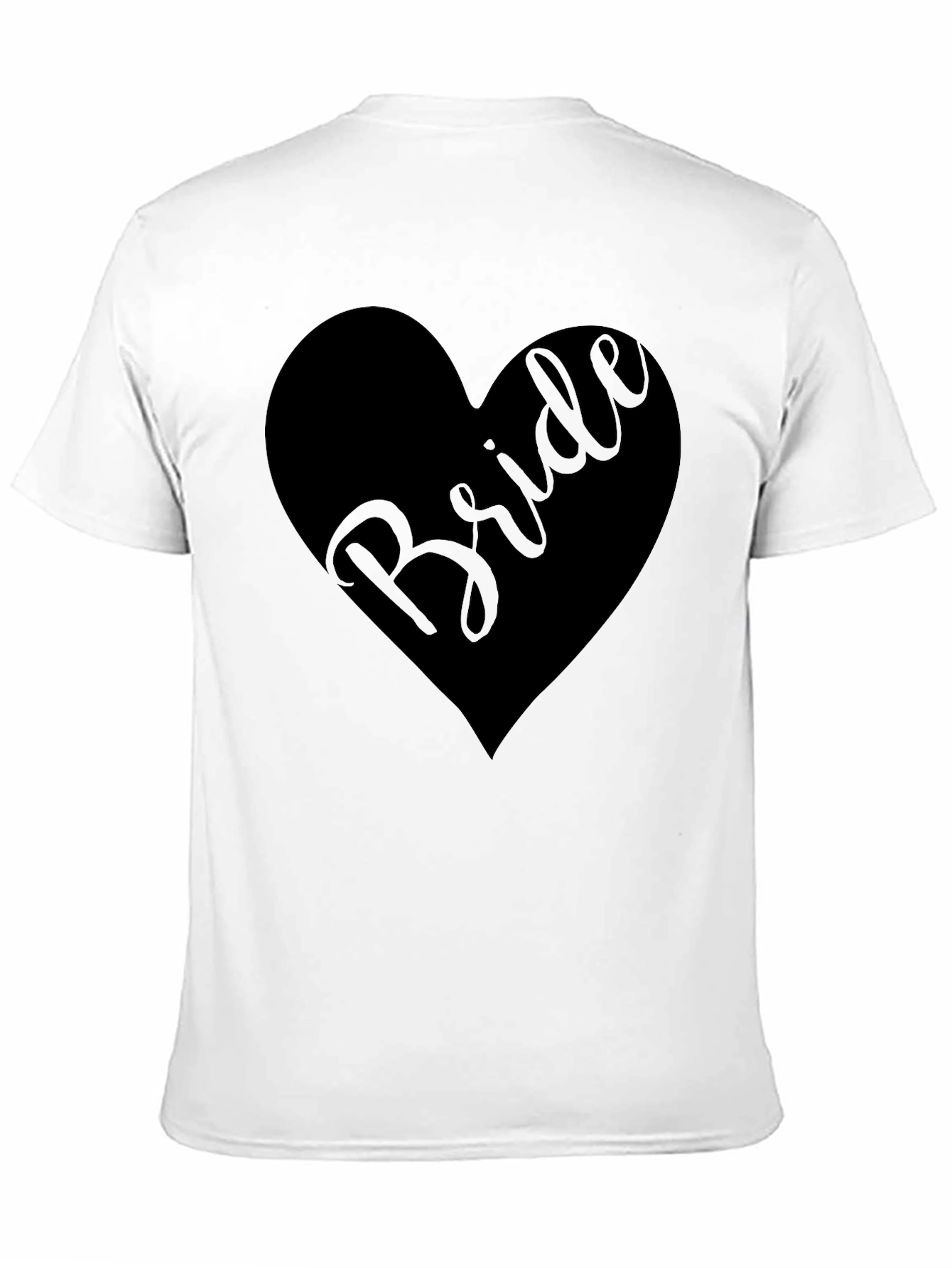 Bride Heart Graphic Tee - Wedding Party Shirt