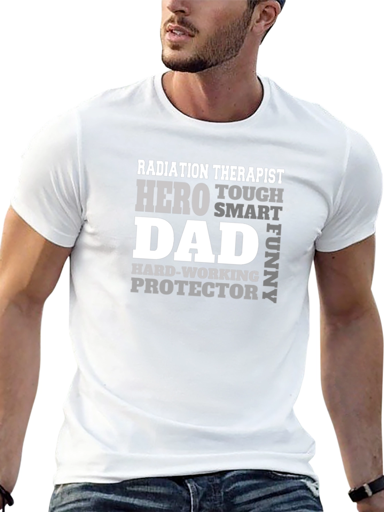 Radiation Therapist Dad Hero T-Shirt