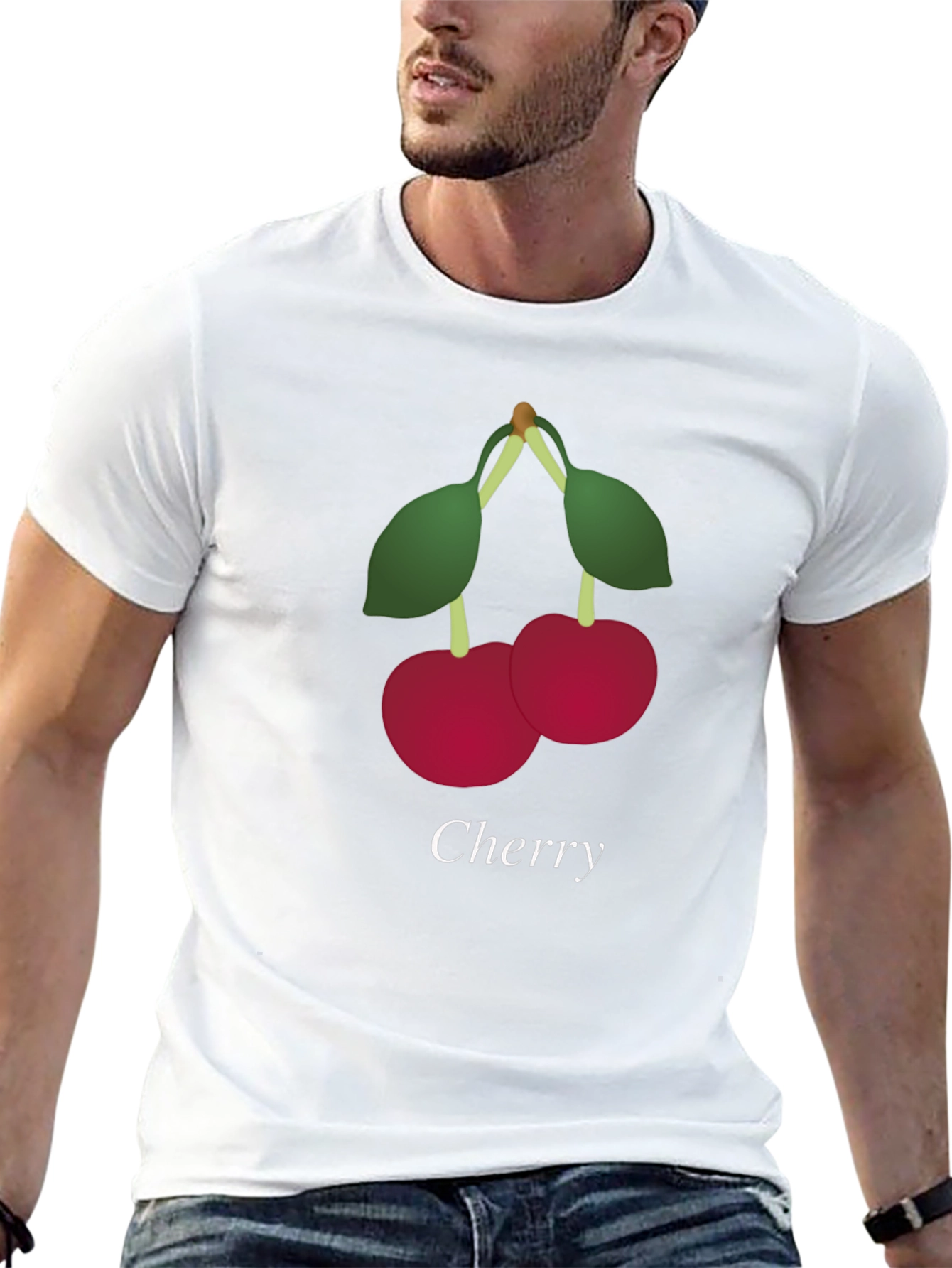 Cherry Graphic Tee - Stylish Unisex T-Shirt