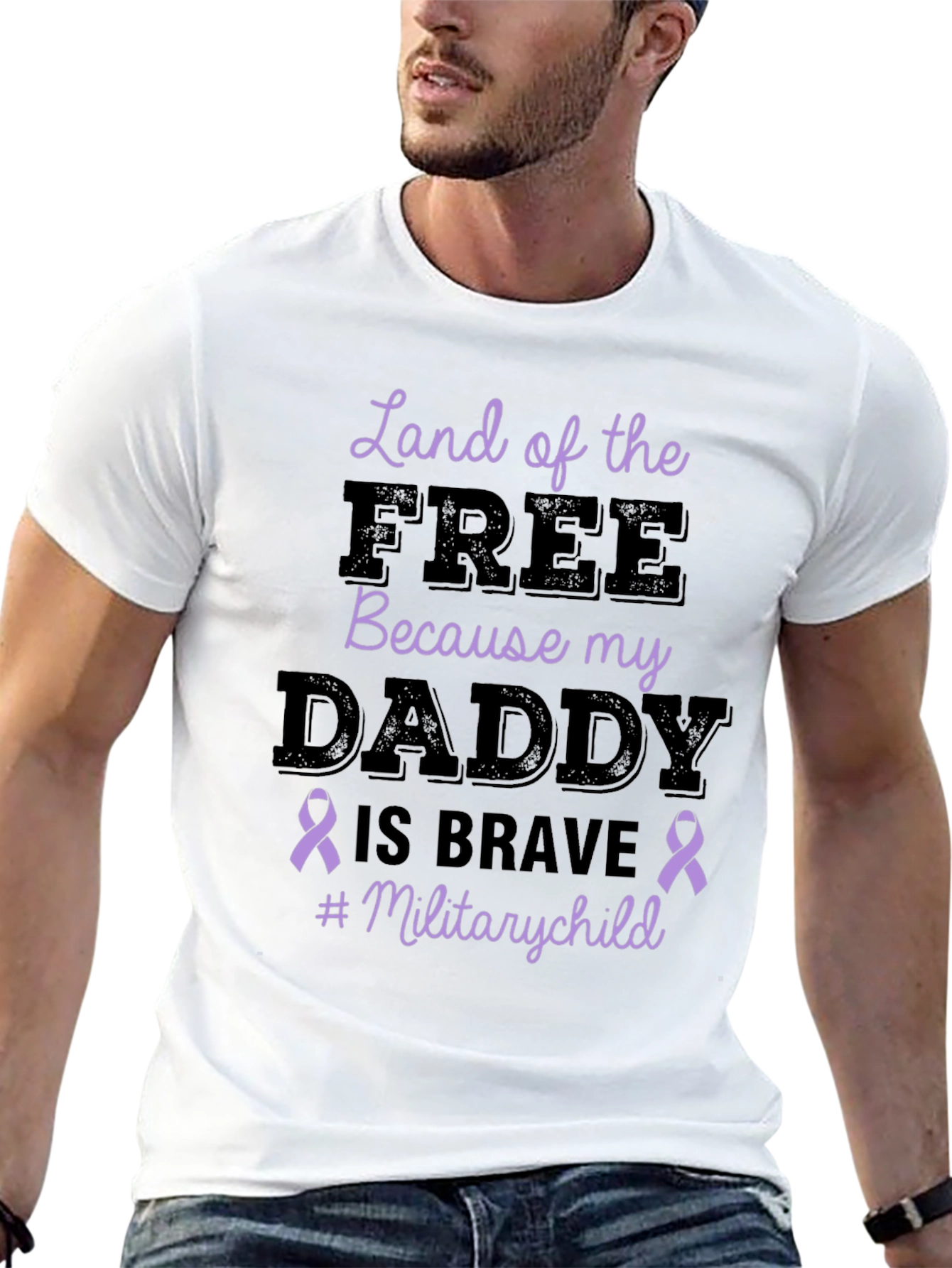 Land of the Free Military Child T-Shirt