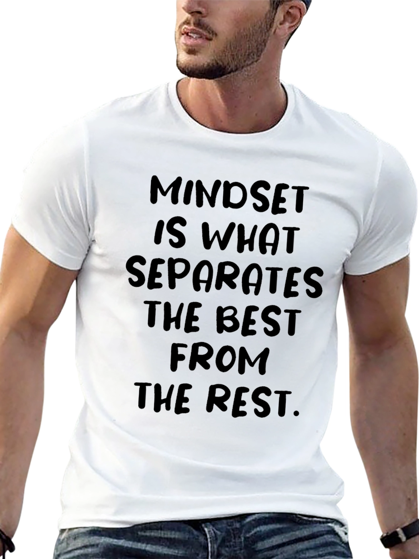 Mindset Motivational Black T-Shirt