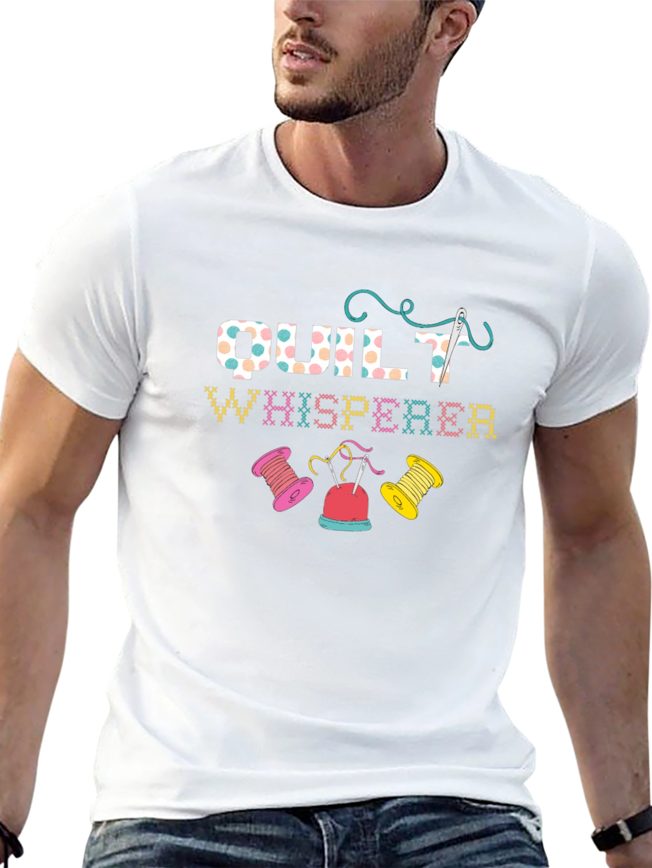 Quilt Whisperer T-Shirt - Quilting Lover Gift