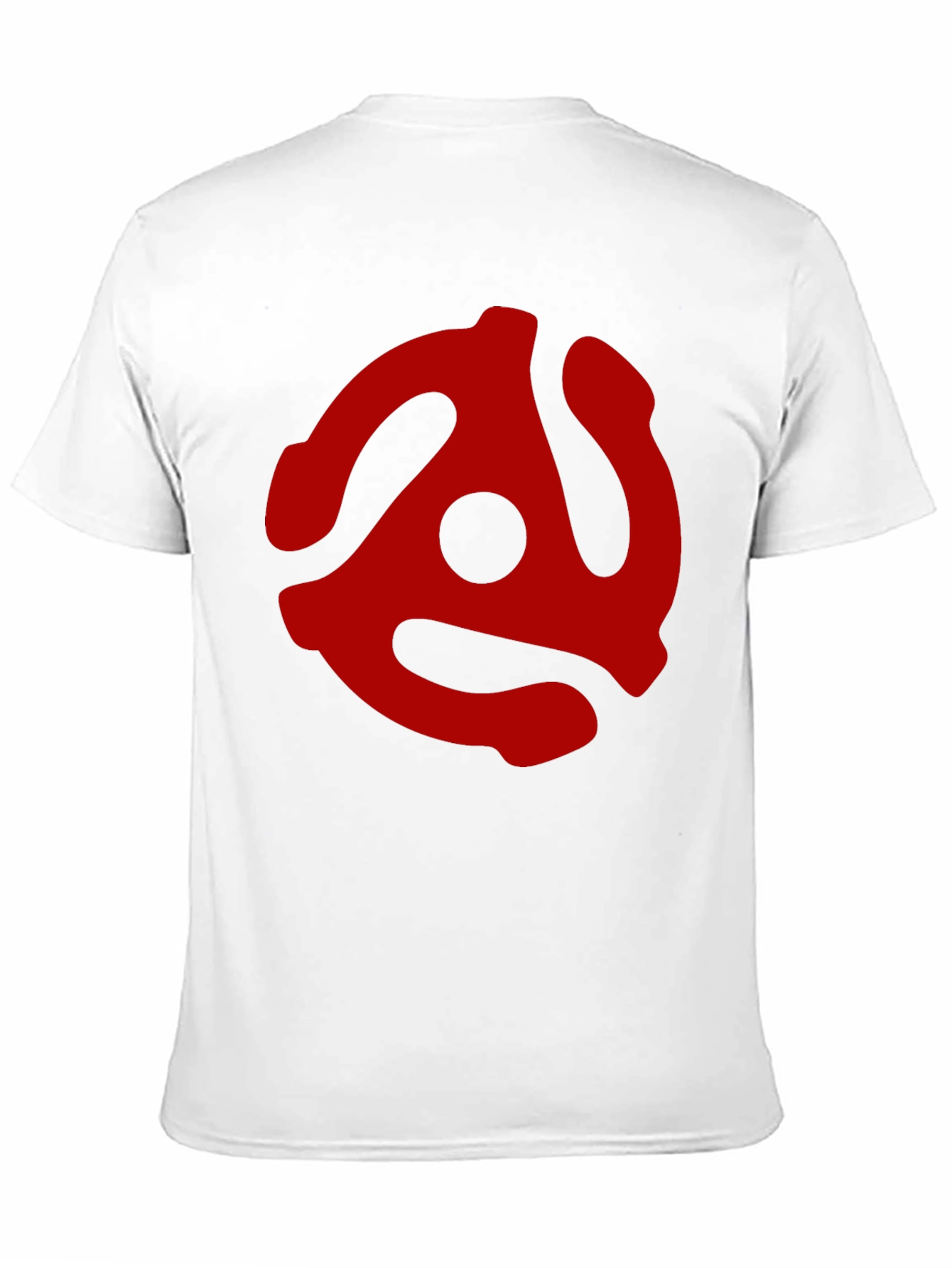 Red 45 RPM Adapter Graphic Tee - Black