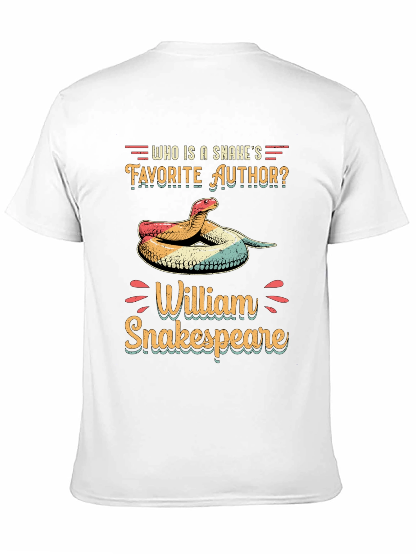 Snake Author Humor T-Shirt