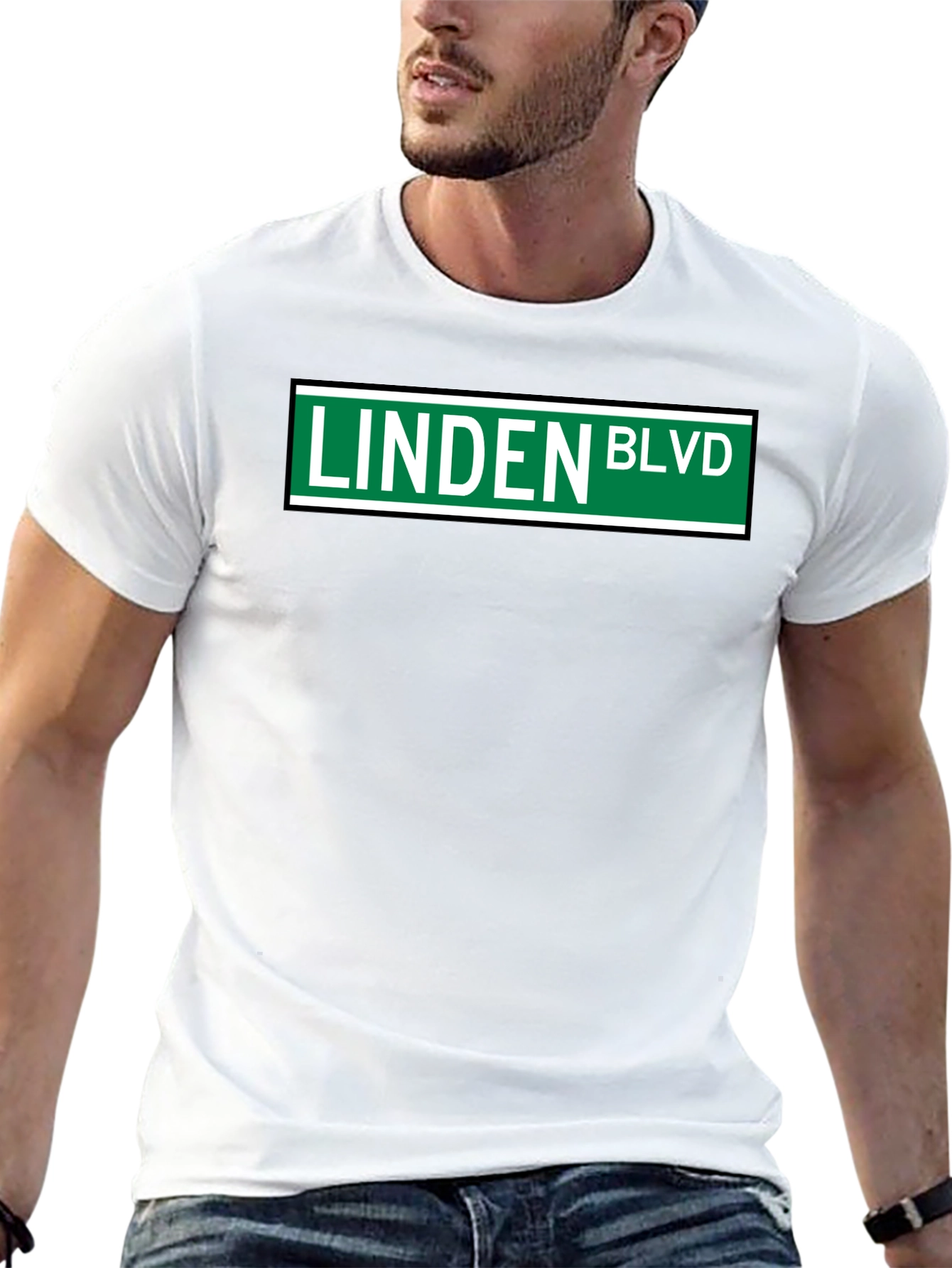 Linden Blvd Street Sign T-Shirt