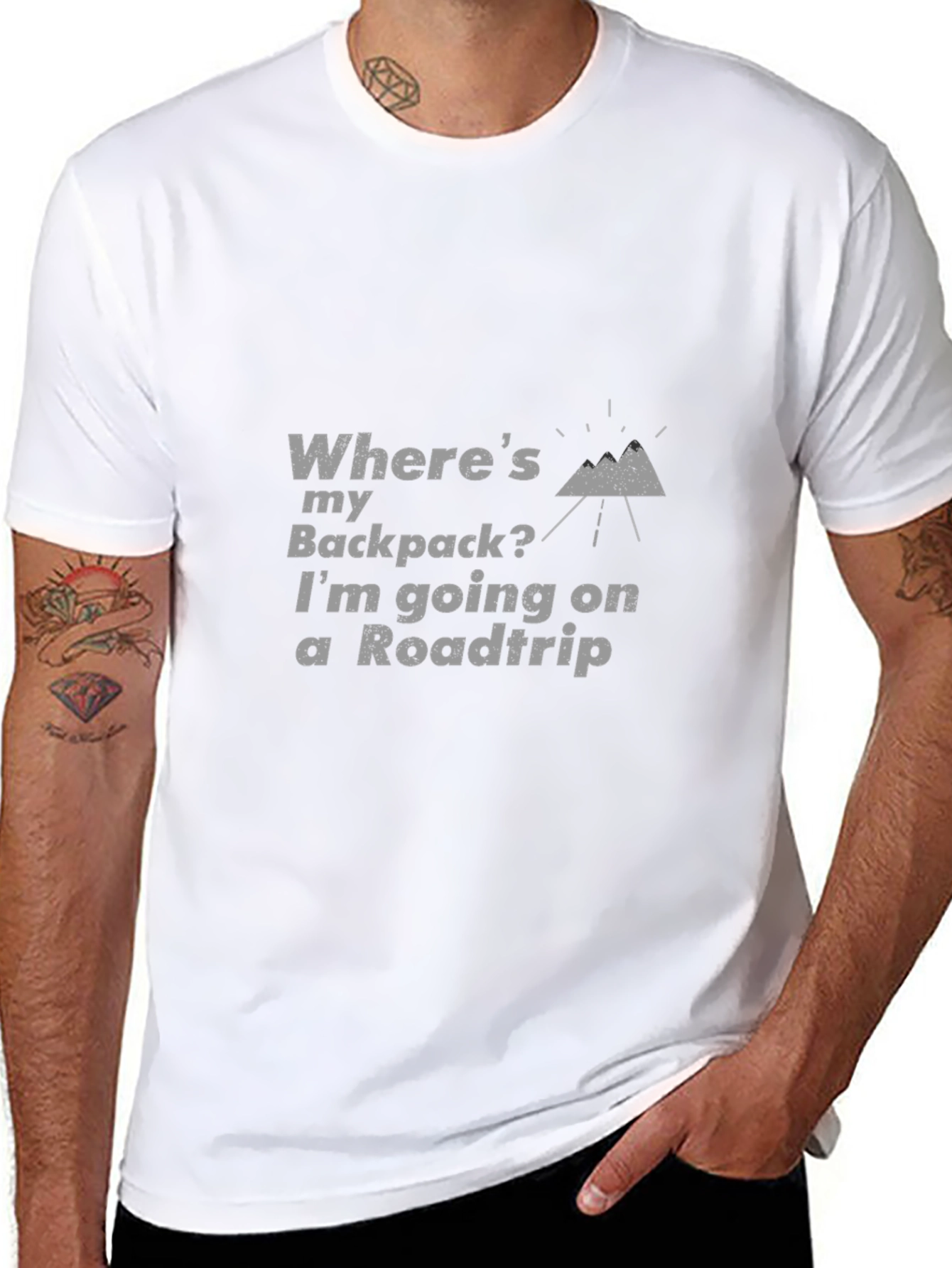 Roadtrip Ready Tee: Wheres My Backpack?