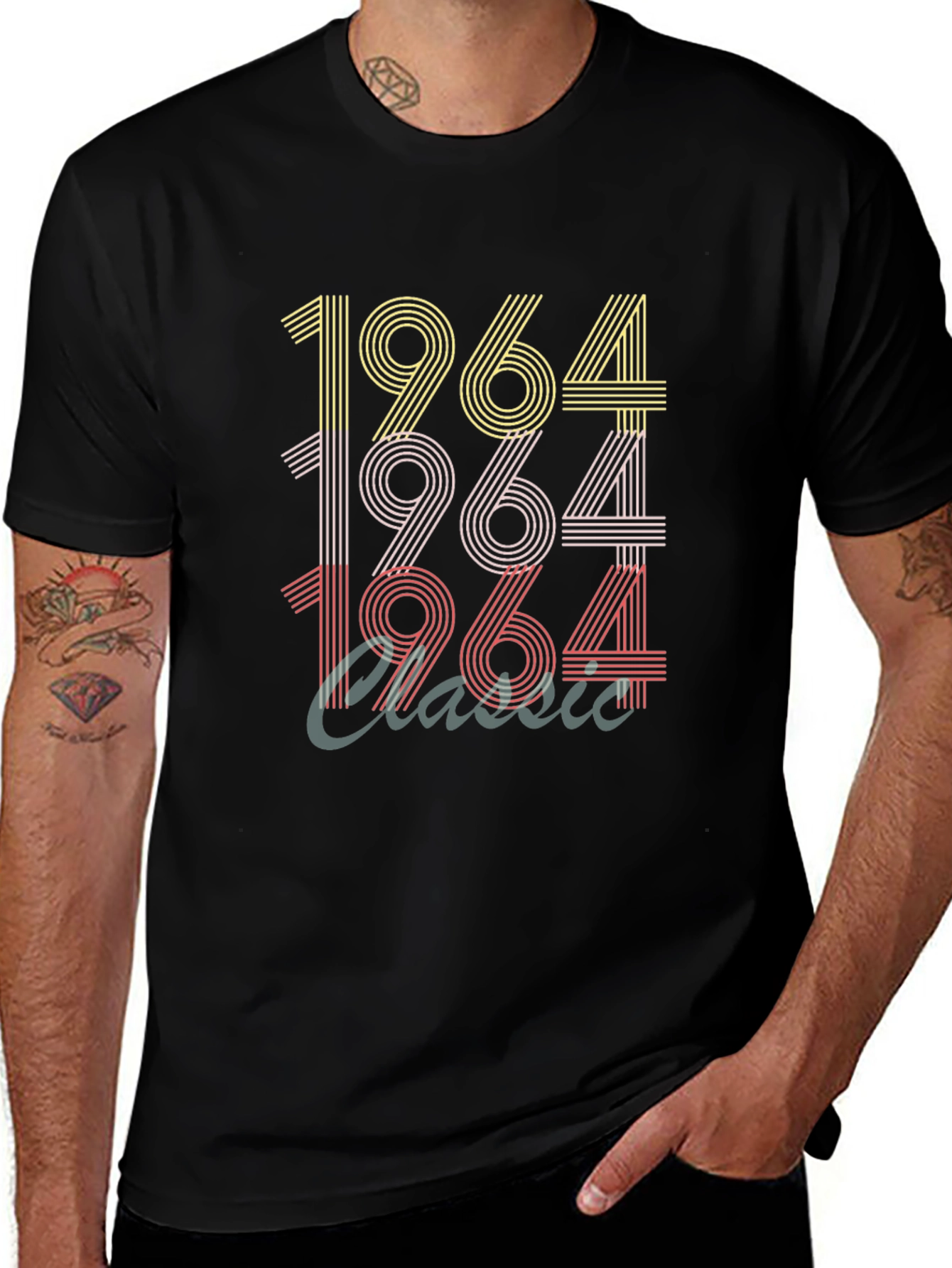 1964 Classic Graphic Tee - Retro Birthday T-Shirt